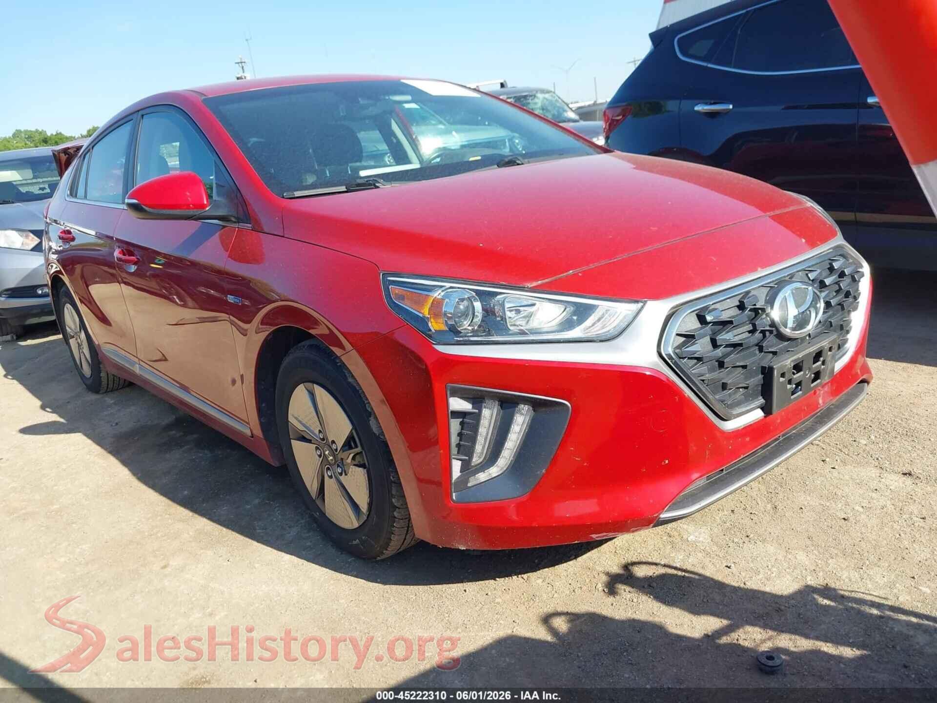 2020 HYUNDAI IONIQ HYBRID — VIN KMHC75LC1LU231851