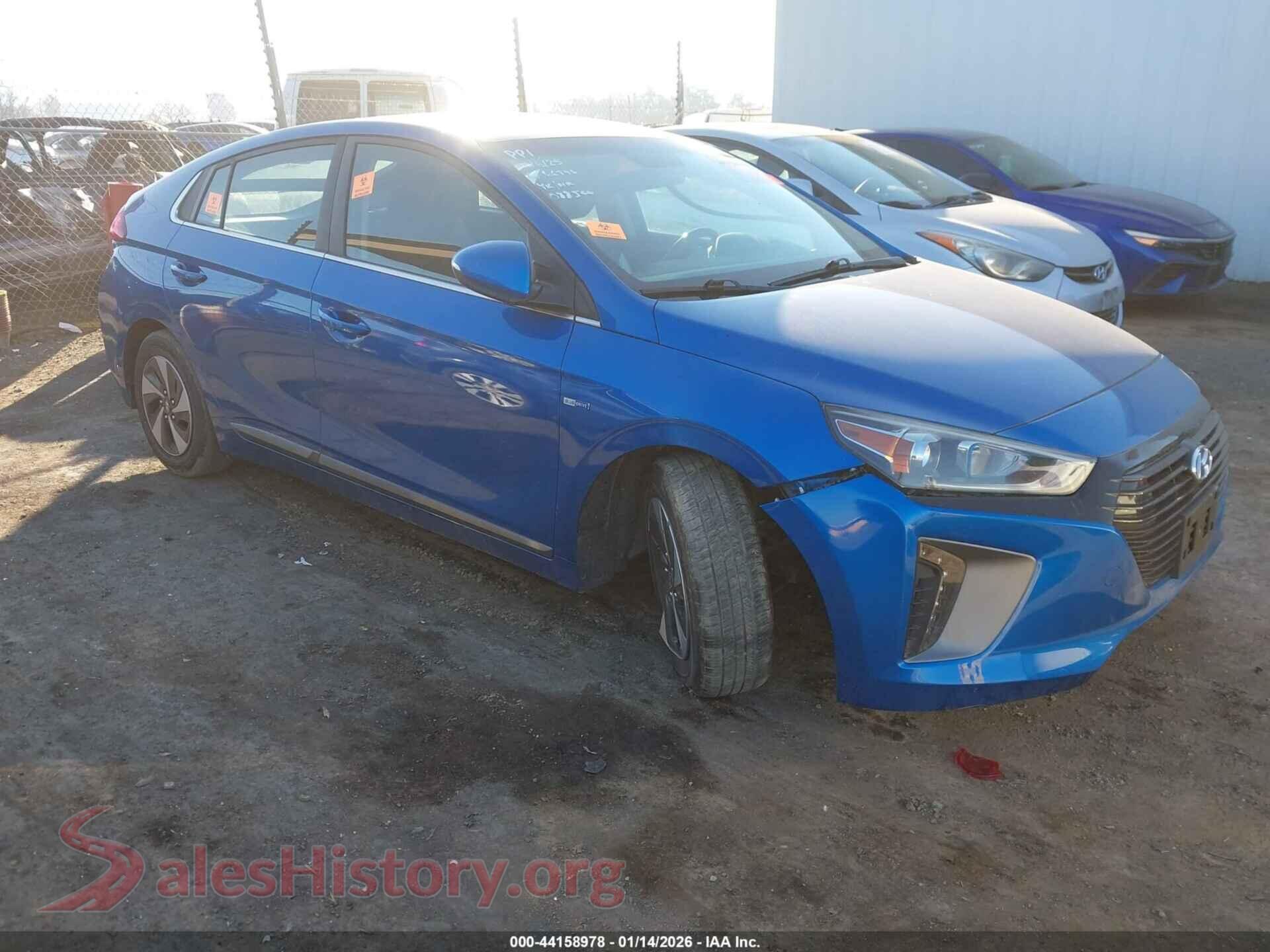 2018 HYUNDAI IONIQ — VIN KMHC75LC2JU088566