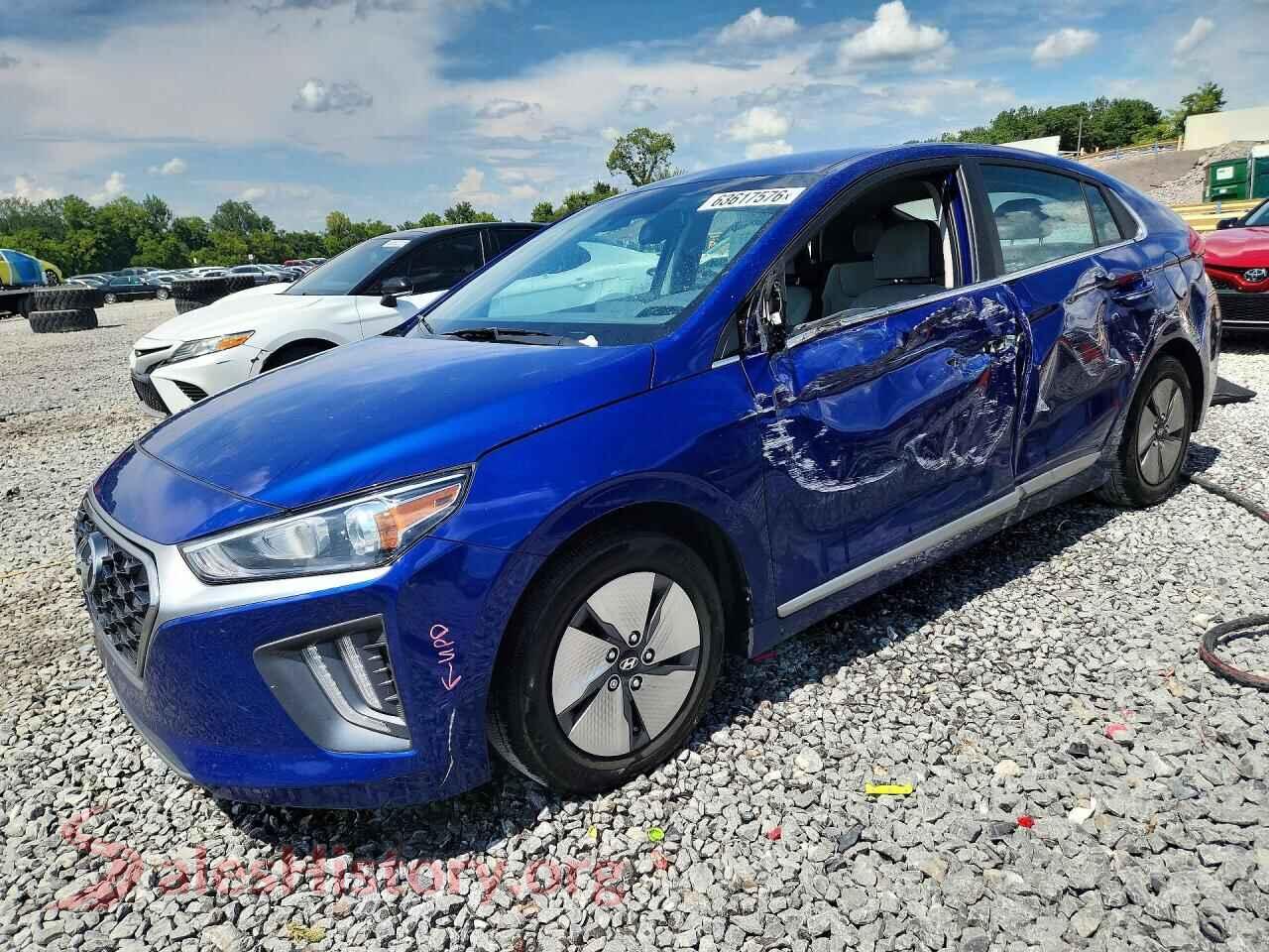 2022 HYUNDAI IONIQ — VIN KMHC75LC2NU281421