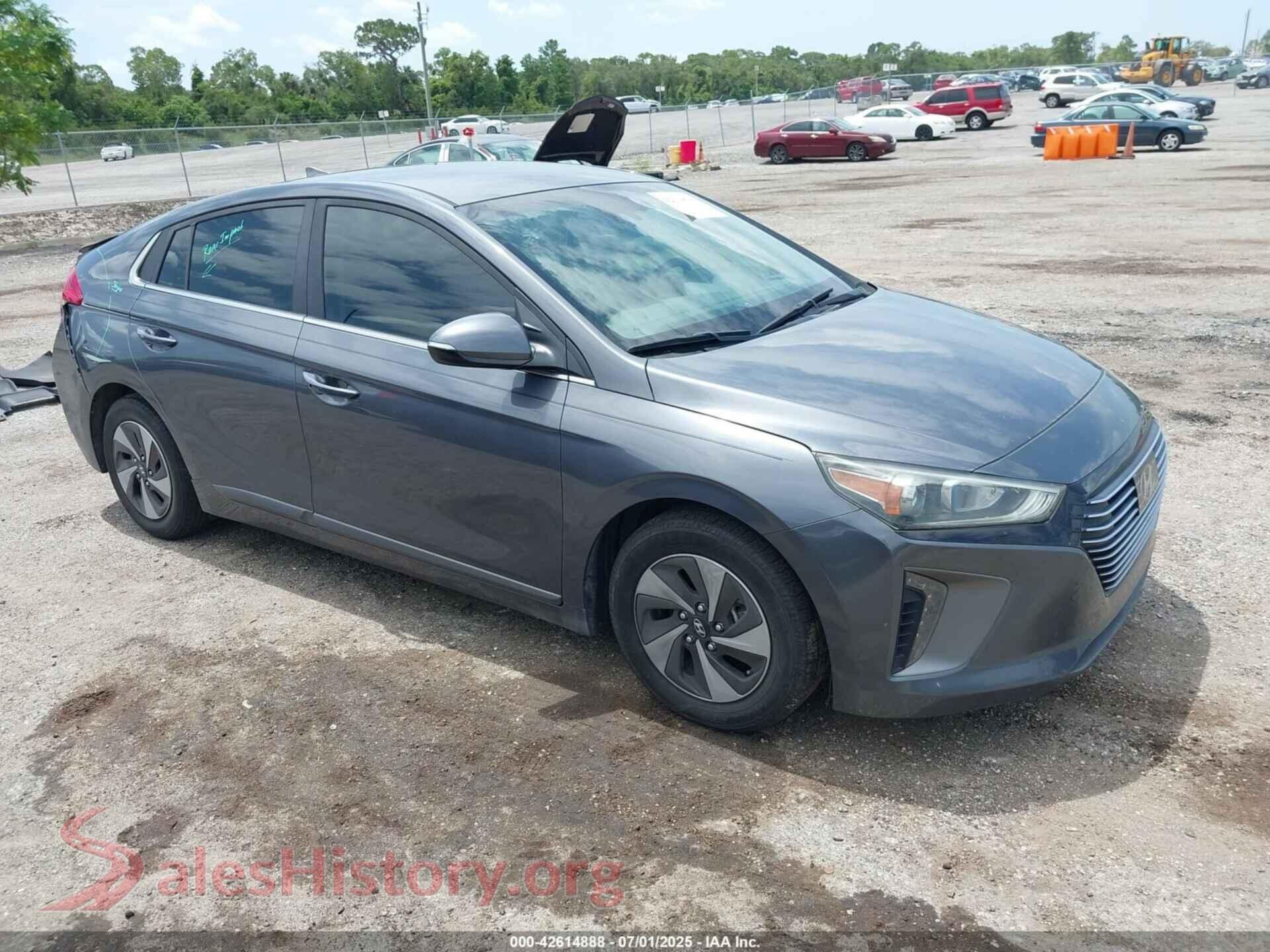 2017 HYUNDAI IONIQ HYBRID — VIN KMHC75LC6HU021379