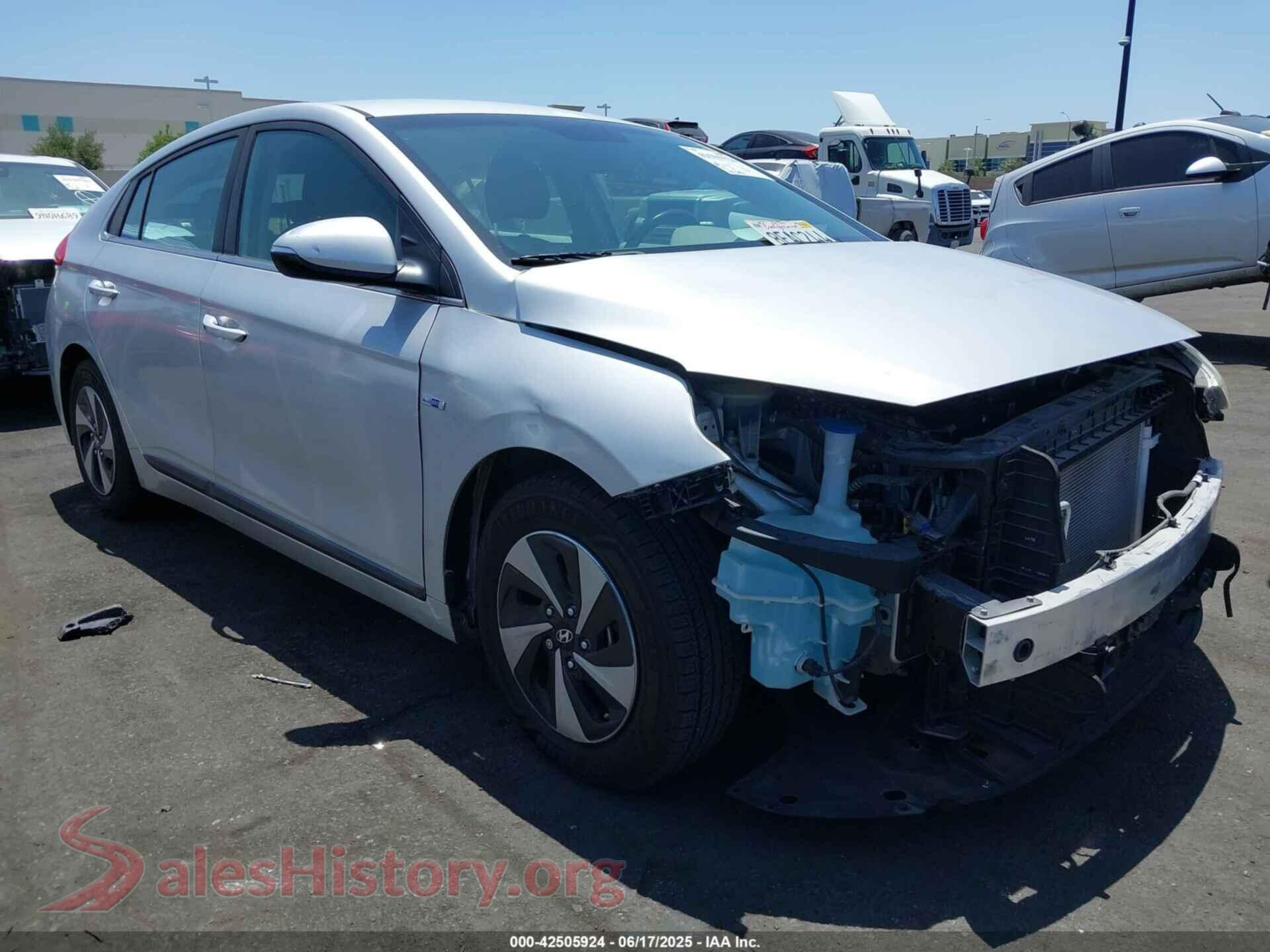 2018 HYUNDAI IONIQ HYBRID — VIN KMHC75LC6JU061791