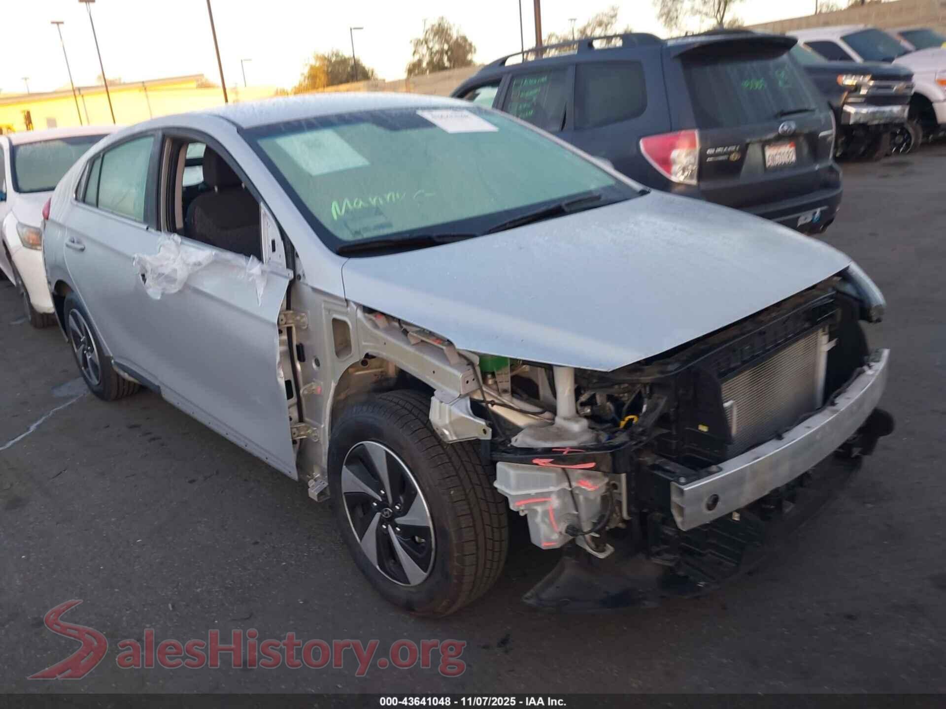 2018 HYUNDAI IONIQ HYBRID — VIN KMHC75LC6JU066358