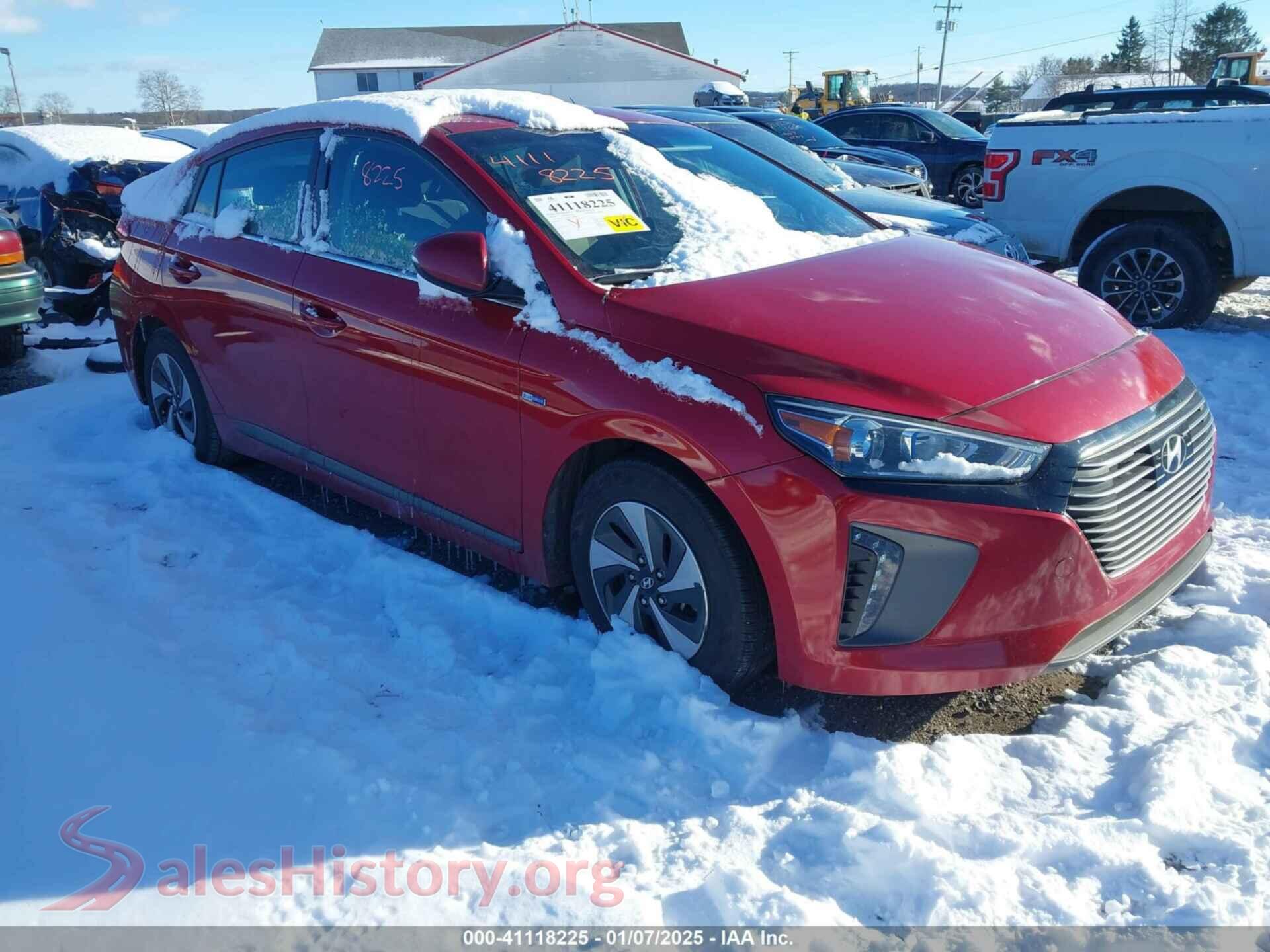 2019 HYUNDAI IONIQ HYBRID — VIN KMHC75LC6KU139584