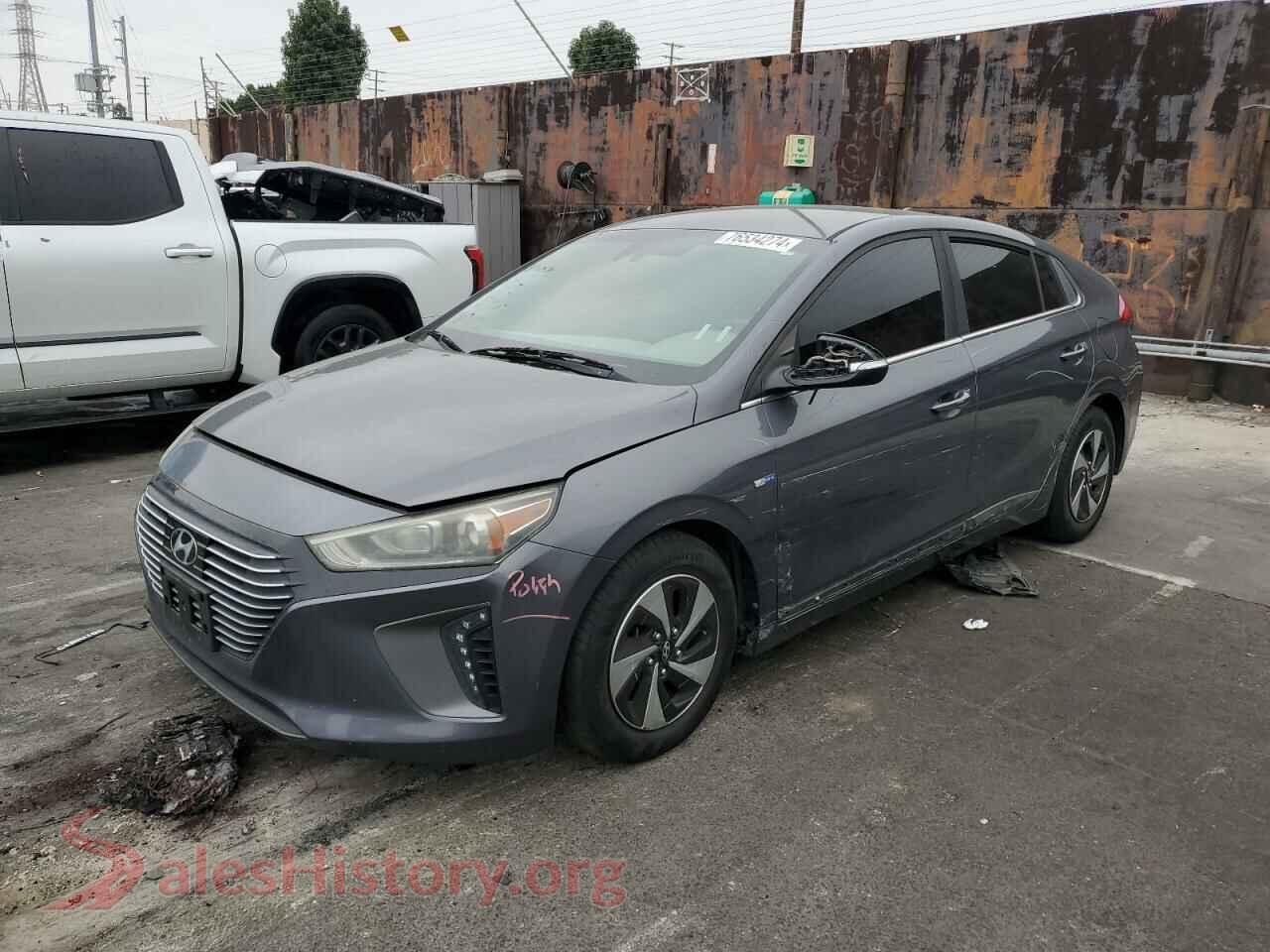 2018 HYUNDAI IONIQ — VIN KMHC75LC7JU060648