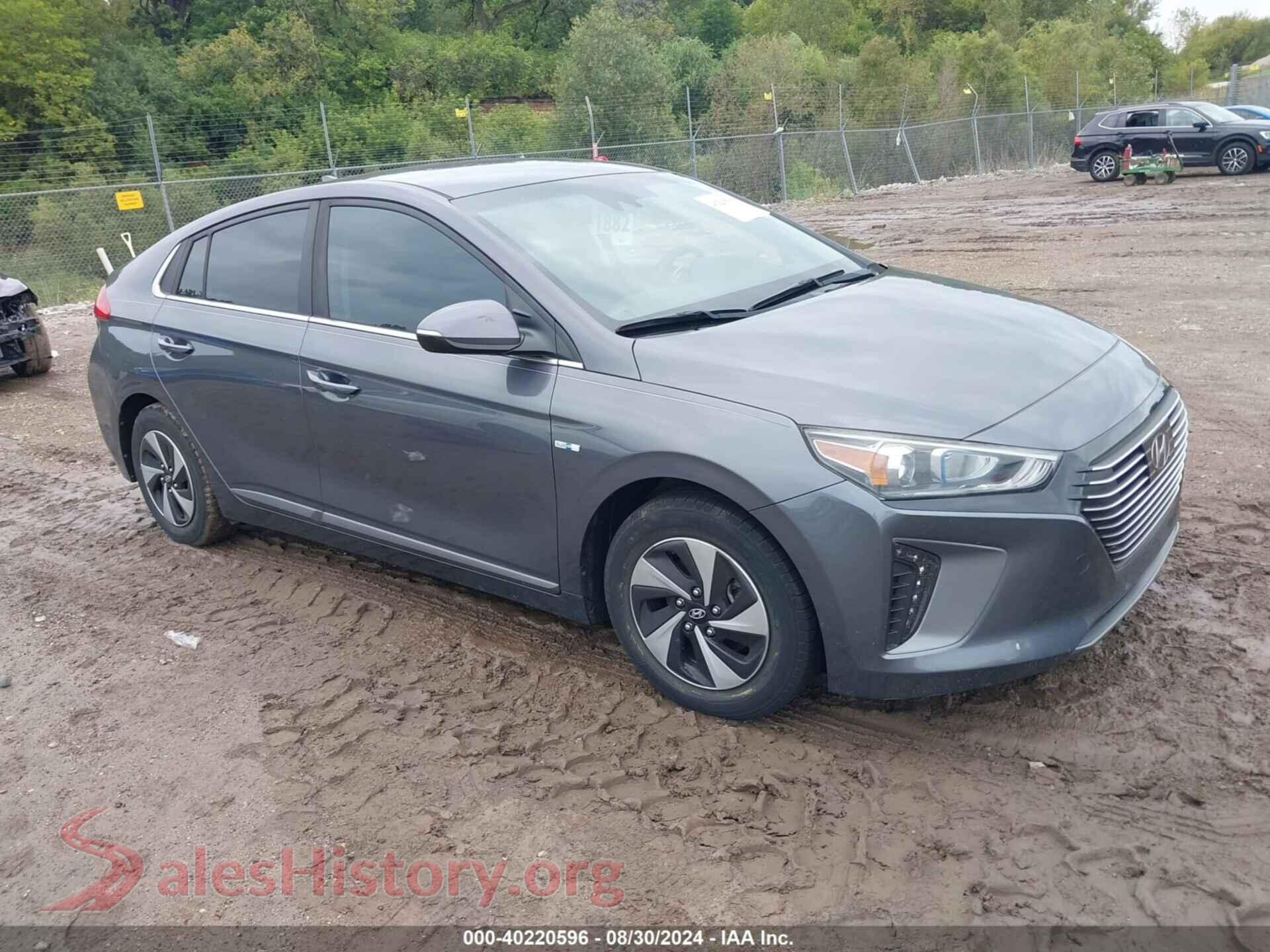 2019 HYUNDAI IONIQ HYBRID — VIN KMHC75LC7KU130778