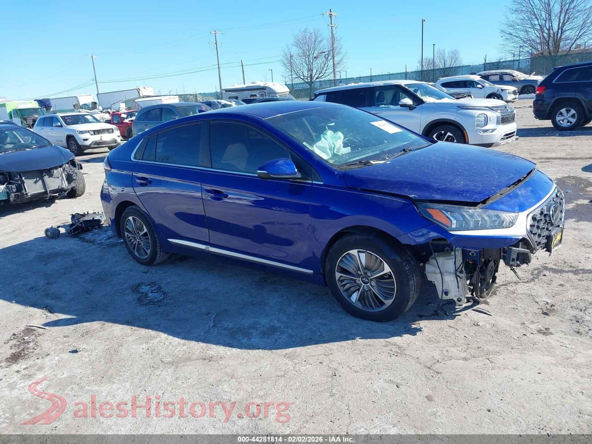 2021 HYUNDAI IONIQ PLUG-IN HYBRID — VIN KMHC75LD9MU261478