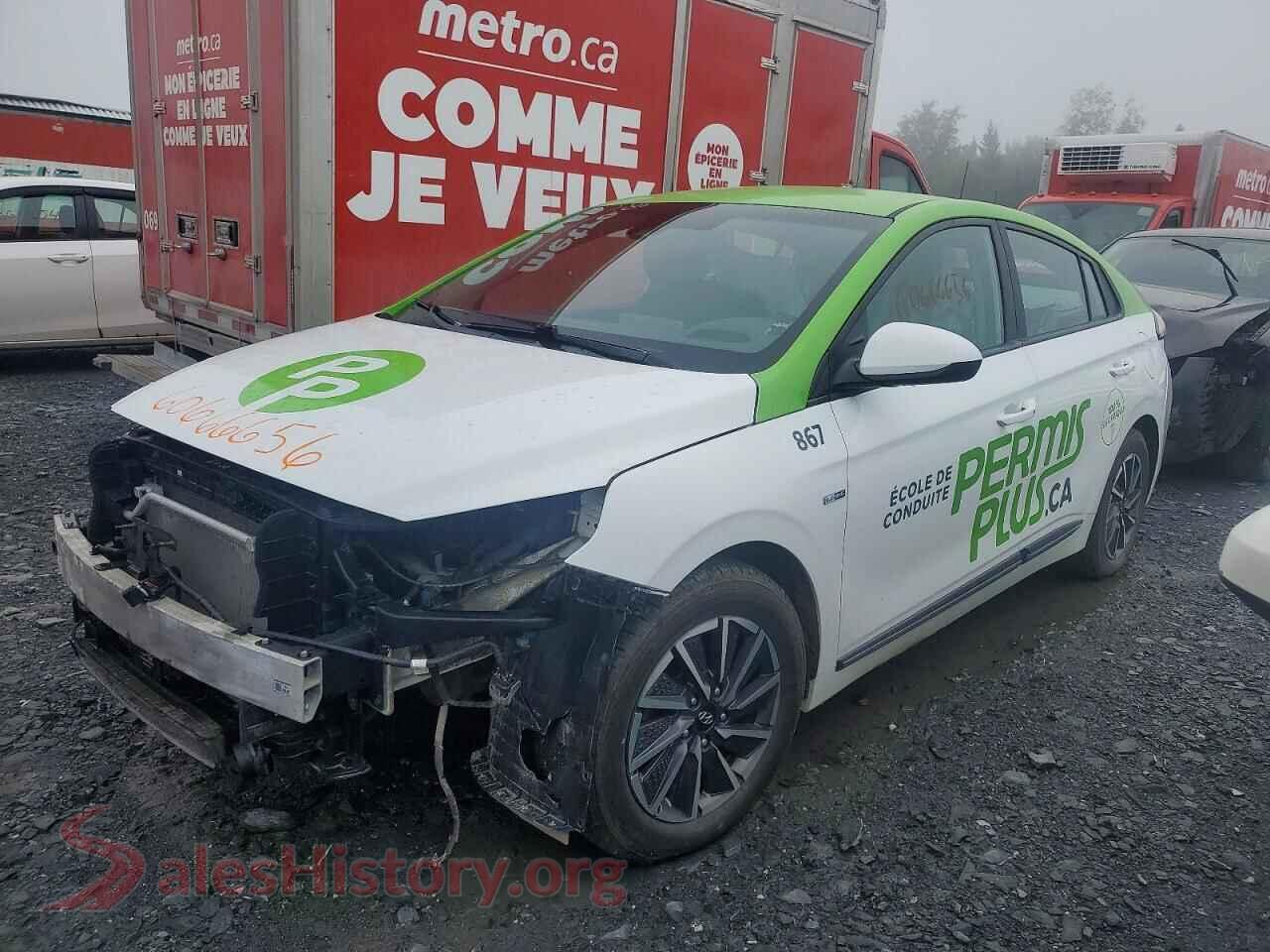 2020 HYUNDAI IONIQ — VIN KMHC75LJ6LU072971