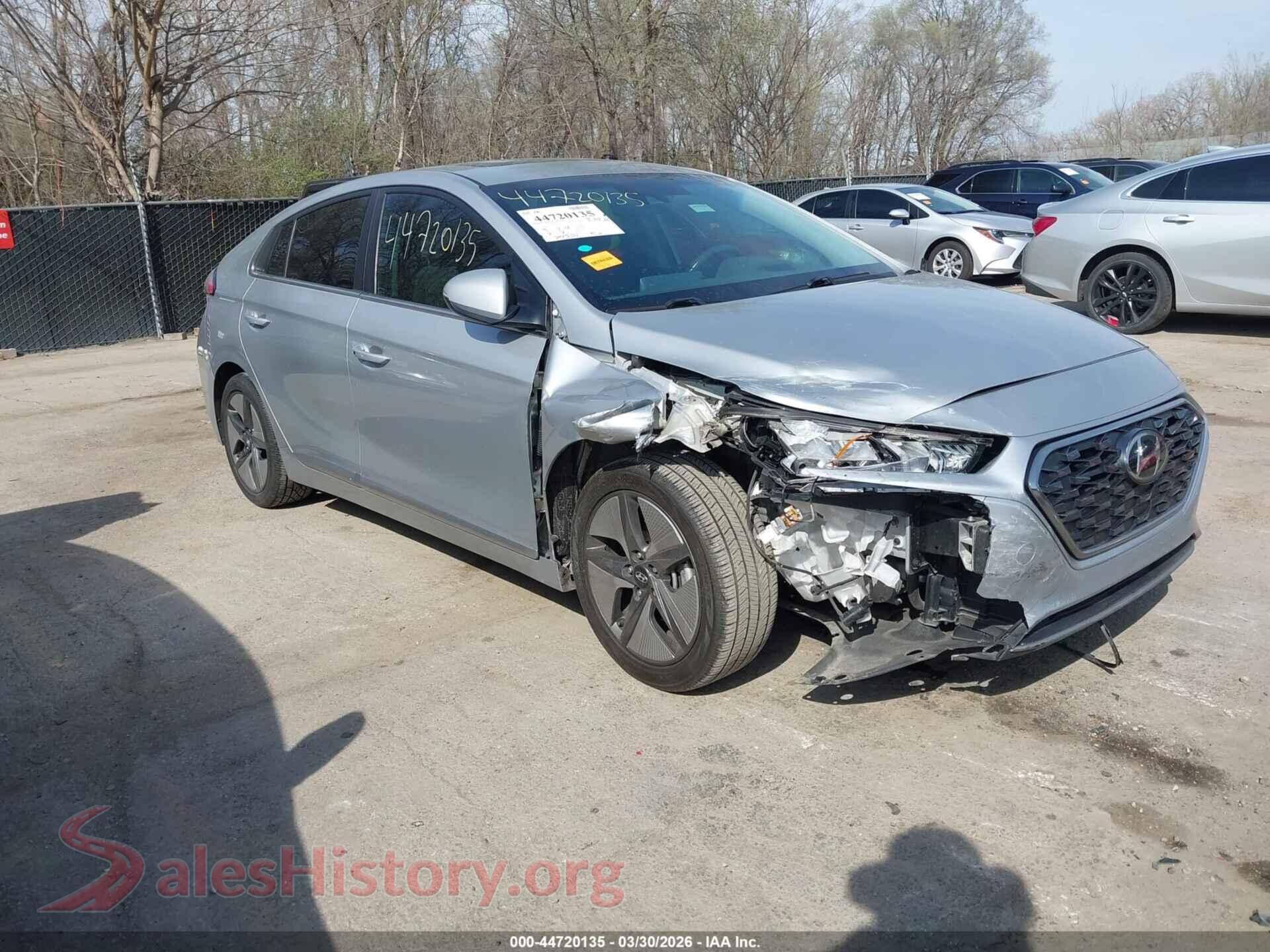 2020 HYUNDAI IONIQ HYBRID — VIN KMHC85LC3LU241469