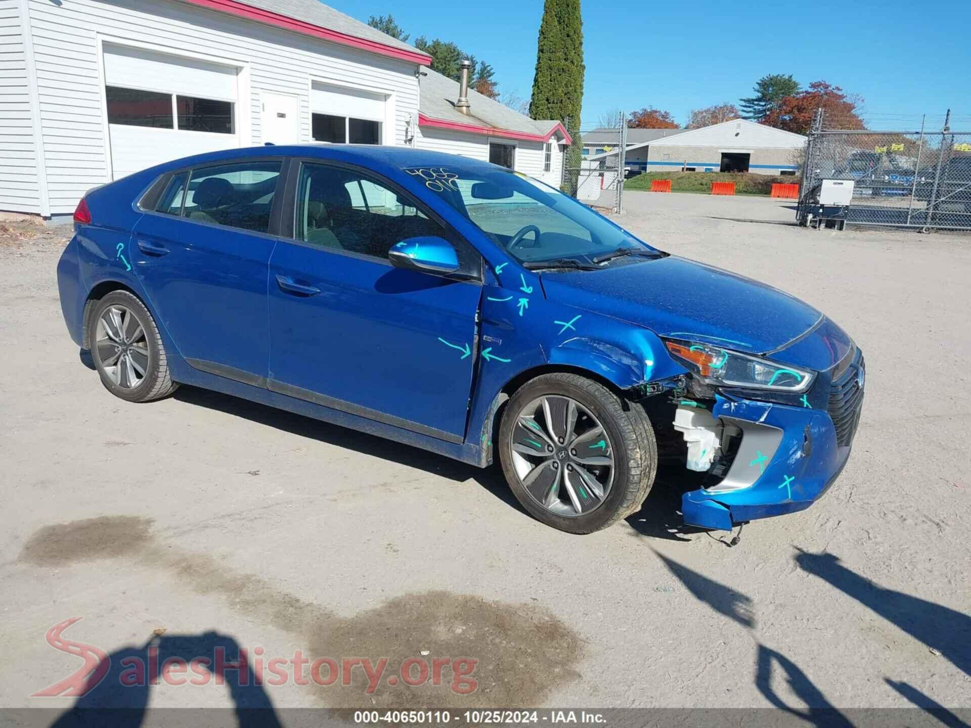 2018 HYUNDAI IONIQ HYBRID — VIN KMHC85LC6JU101932