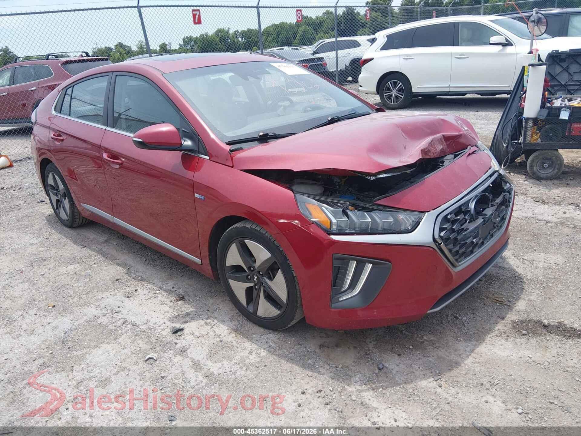 2020 HYUNDAI IONIQ HYBRID — VIN KMHC85LC8LU242519