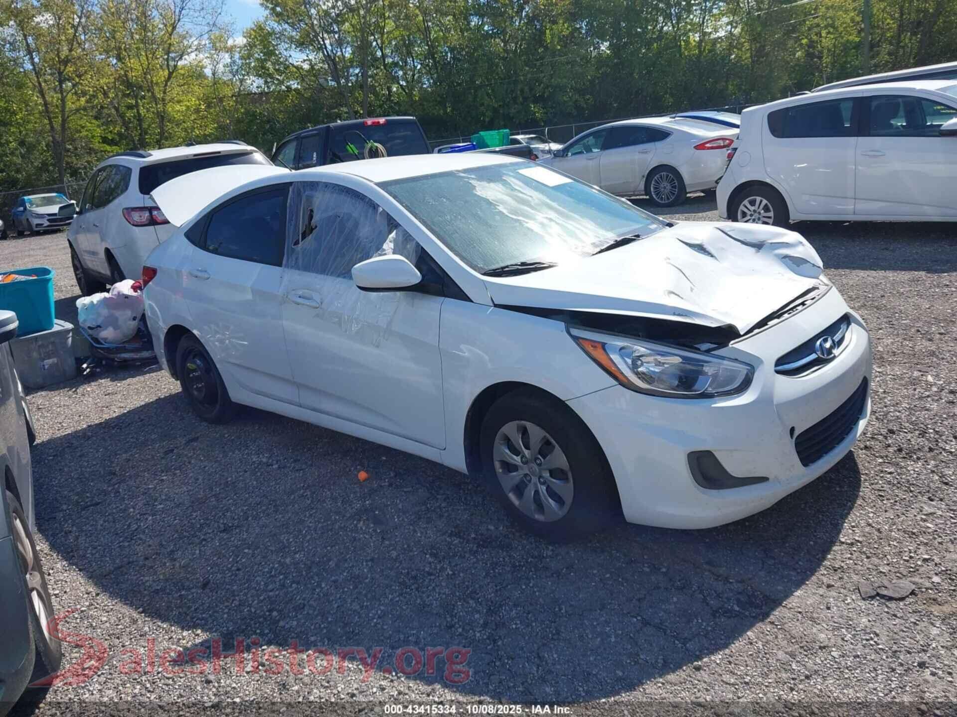 2017 HYUNDAI ACCENT — VIN KMHCT4AE2HU342880