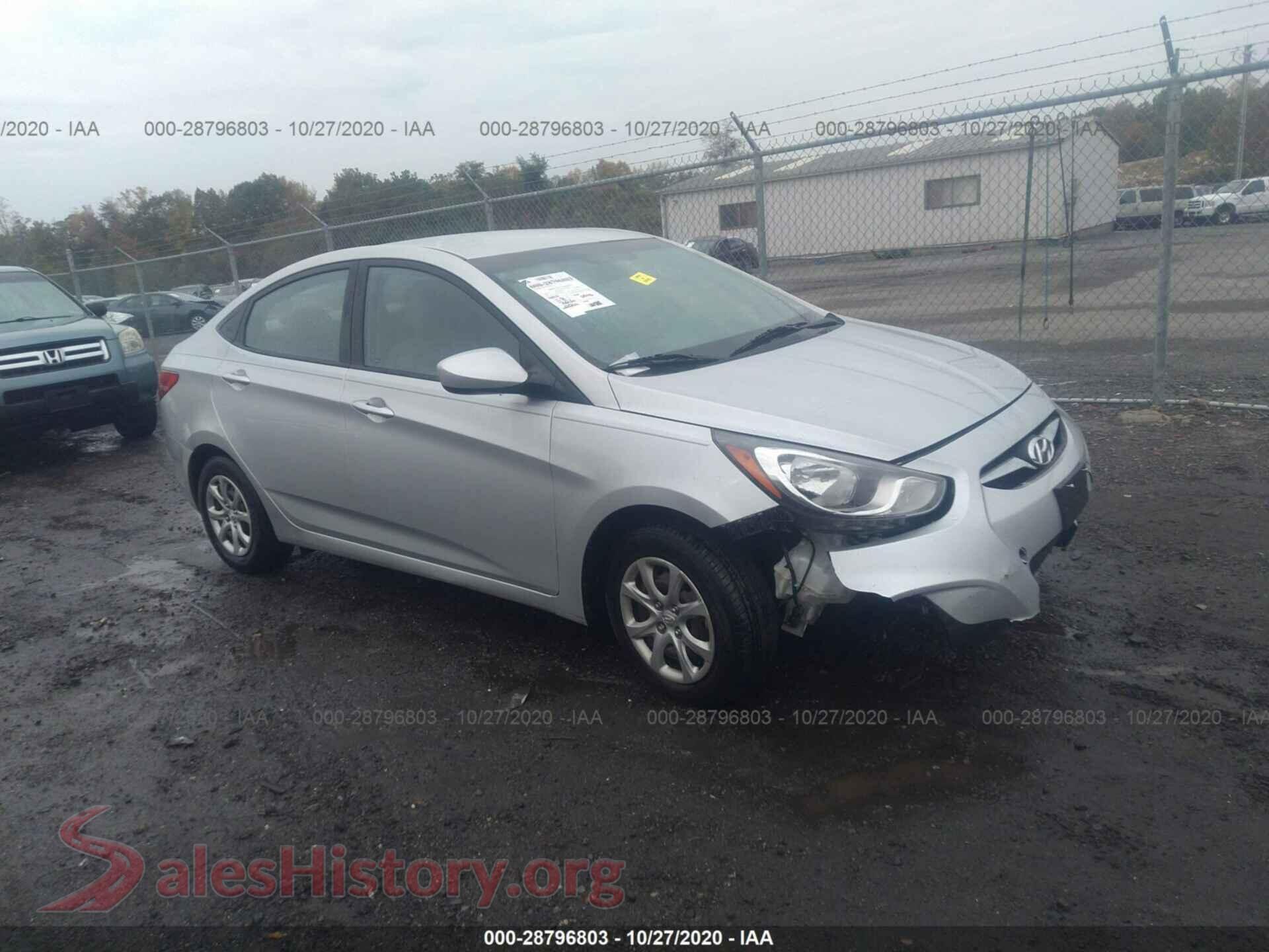 2014 HYUNDAI ACCENT — VIN KMHCT4AE3EU741650