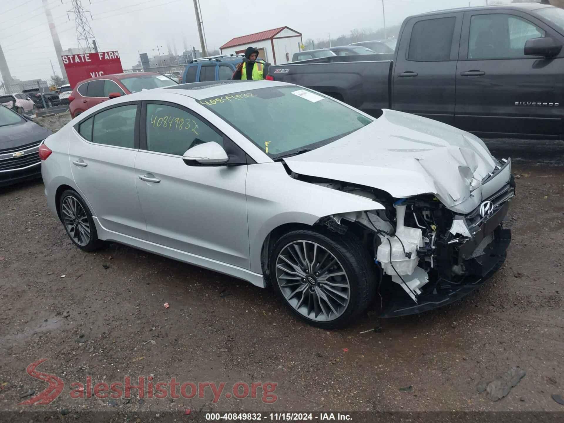 2018 HYUNDAI ELANTRA — VIN KMHD04LB0JU479984
