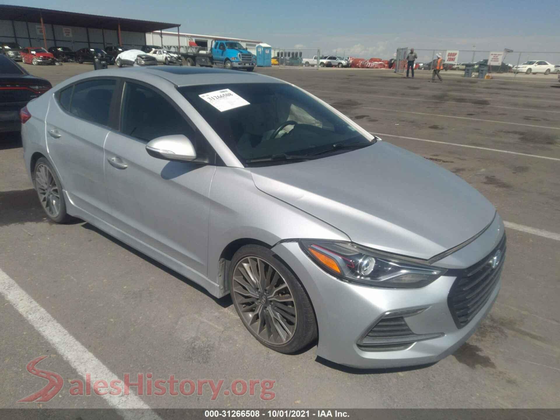 2018 HYUNDAI ELANTRA — VIN KMHD04LB1JU559195