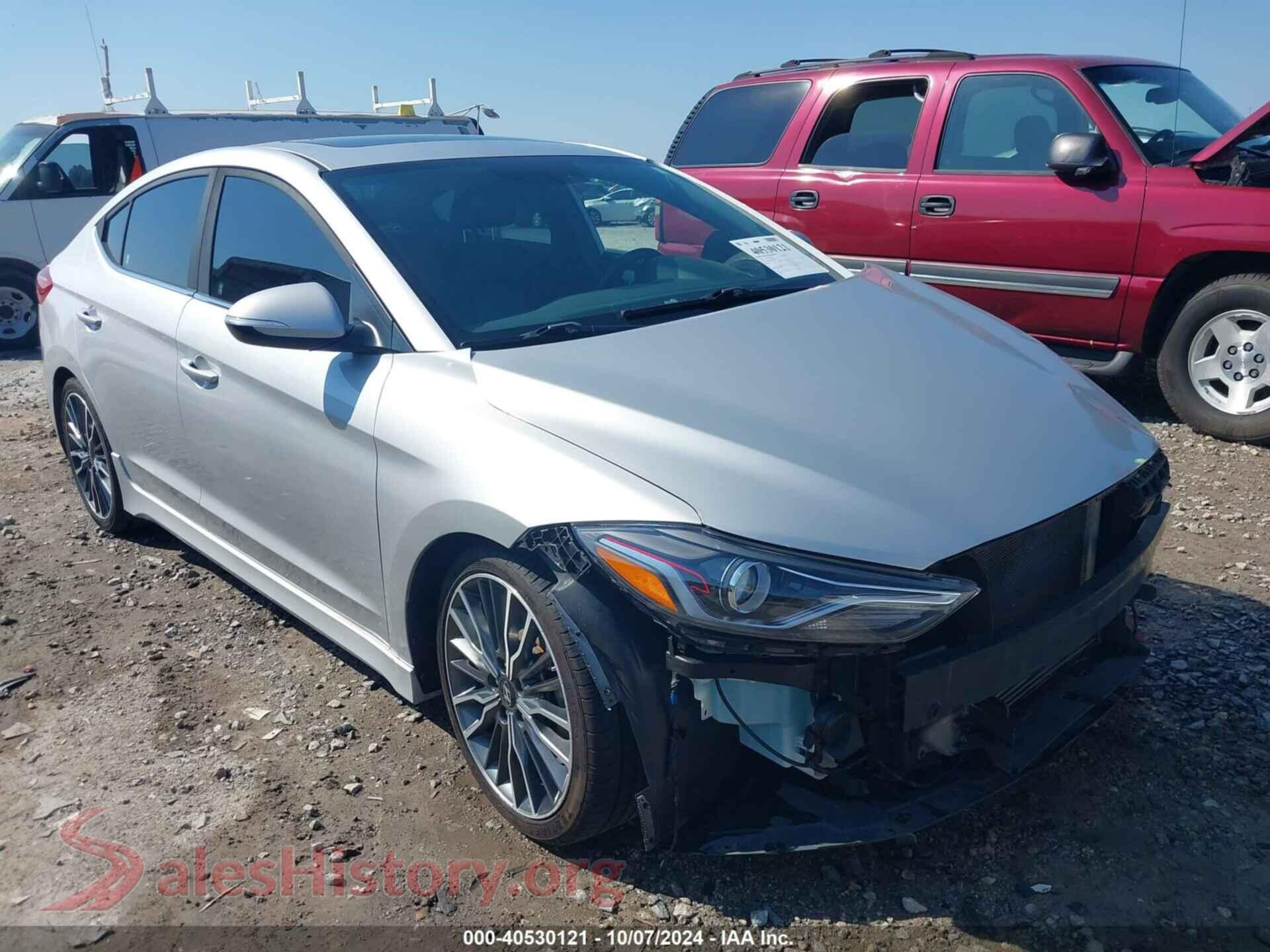 2018 HYUNDAI ELANTRA — VIN KMHD04LB4JU515692