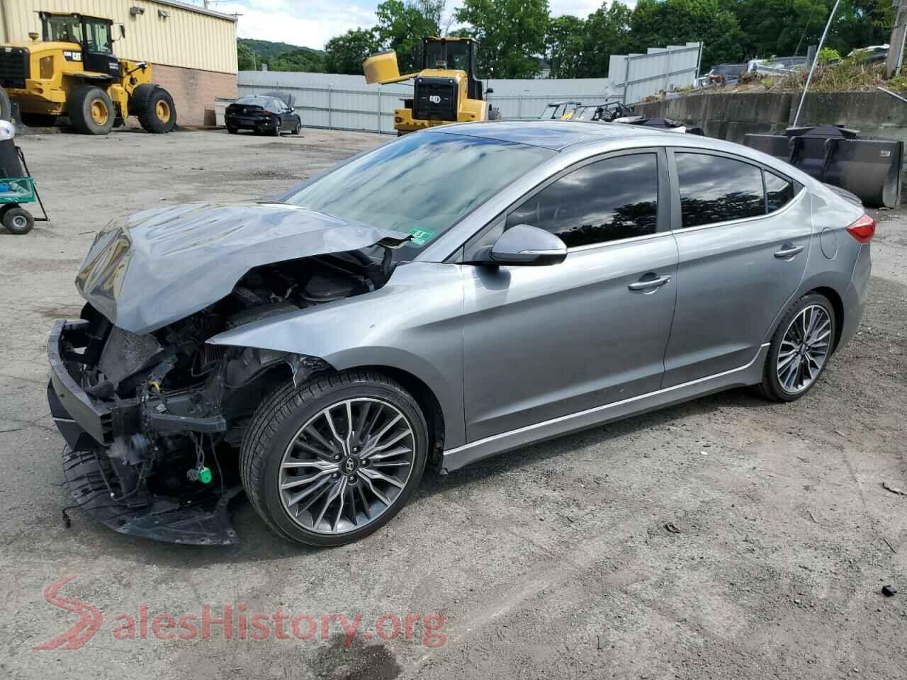 2018 HYUNDAI ELANTRA — VIN KMHD04LB5JU520870