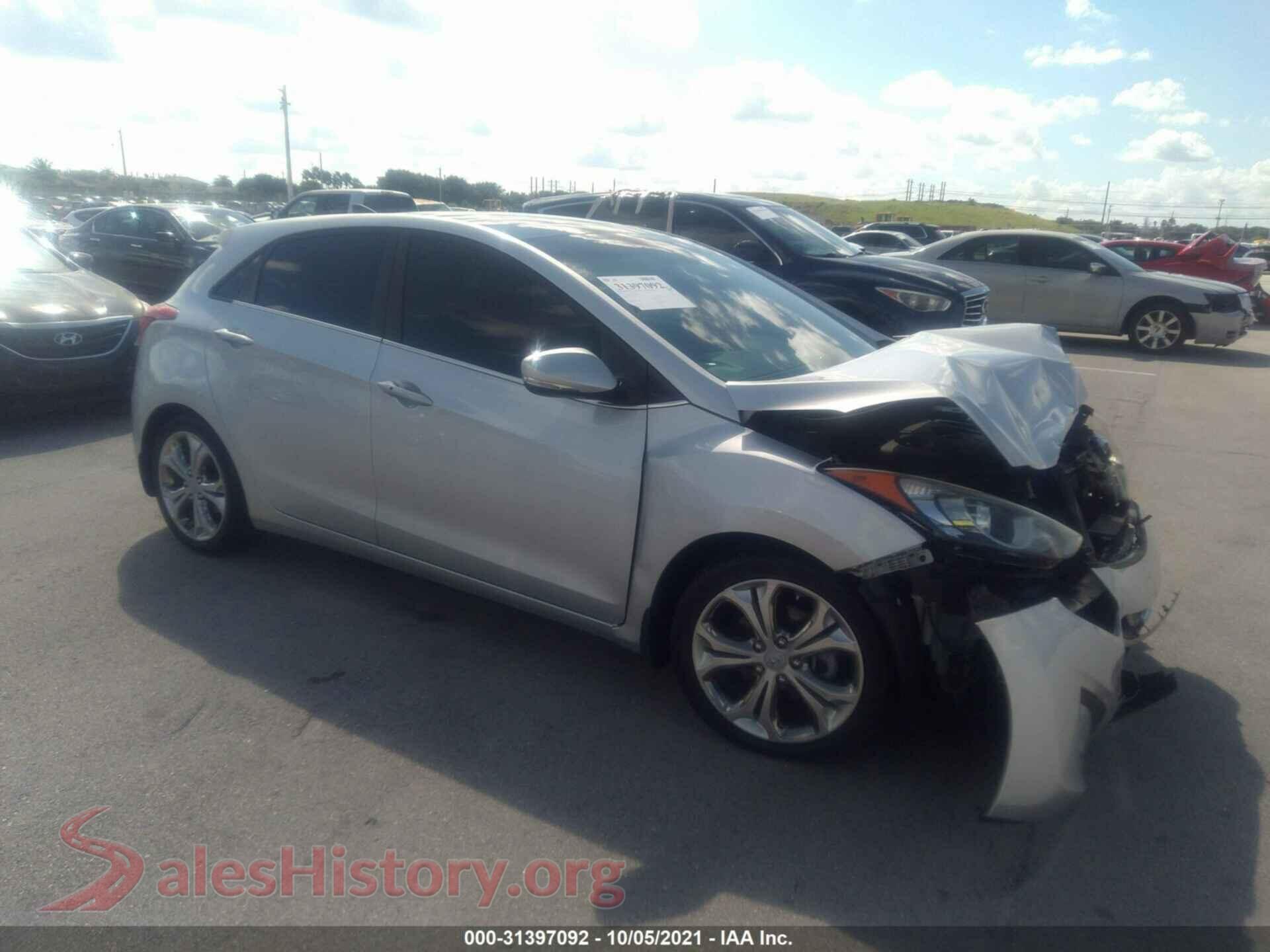 2013 HYUNDAI ELANTRA GT — VIN KMHD35LE2DU051779