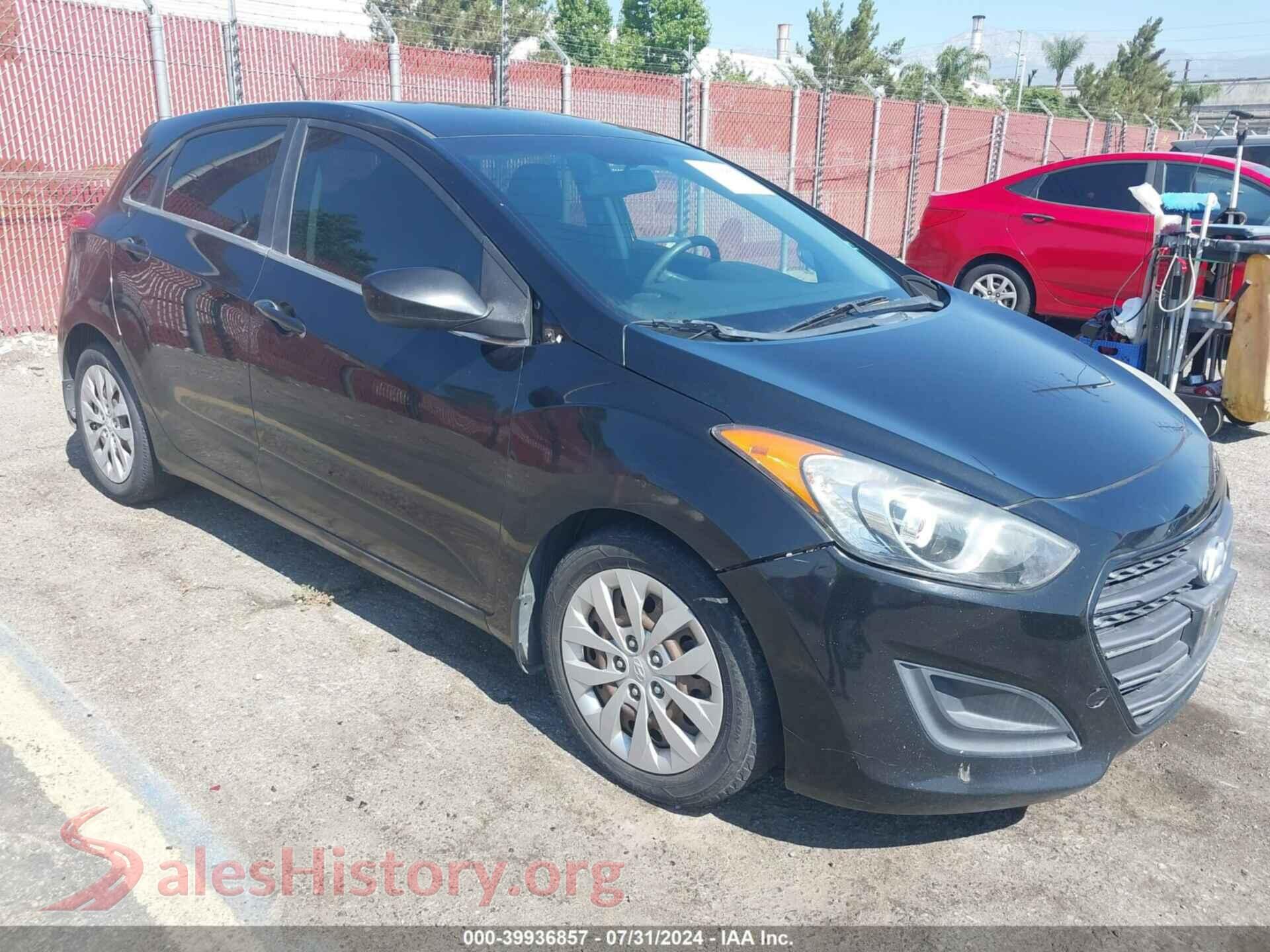 2016 HYUNDAI ELANTRA GT — VIN KMHD35LH2GU316392