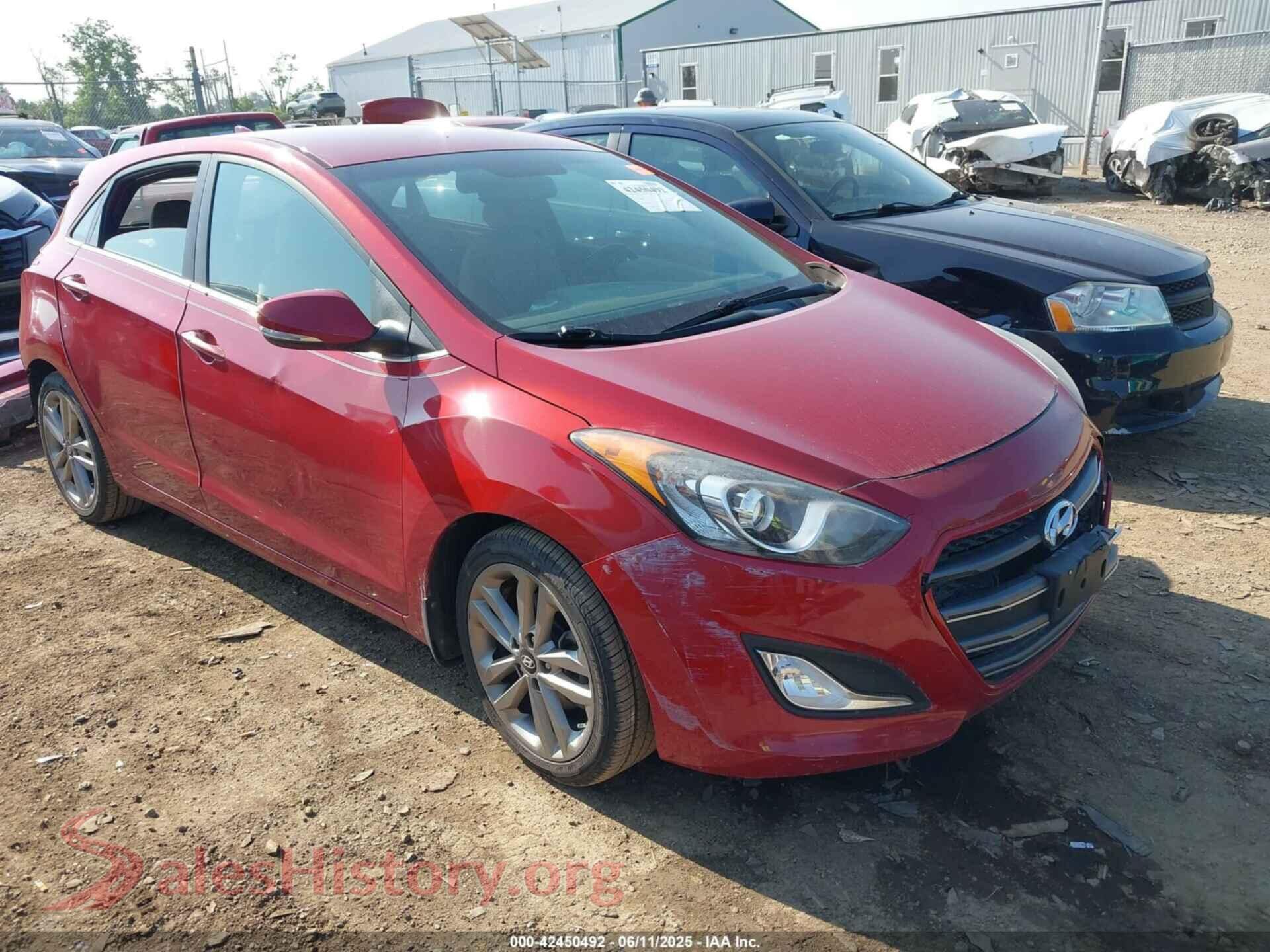 2016 HYUNDAI ELANTRA GT — VIN KMHD35LH7GU292154