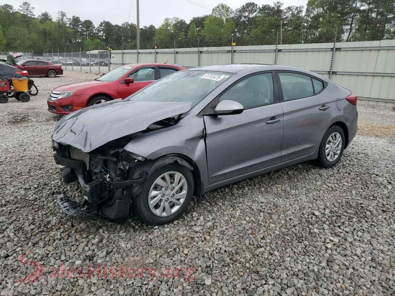 2019 HYUNDAI ELANTRA — VIN KMHD74LF6KU869679