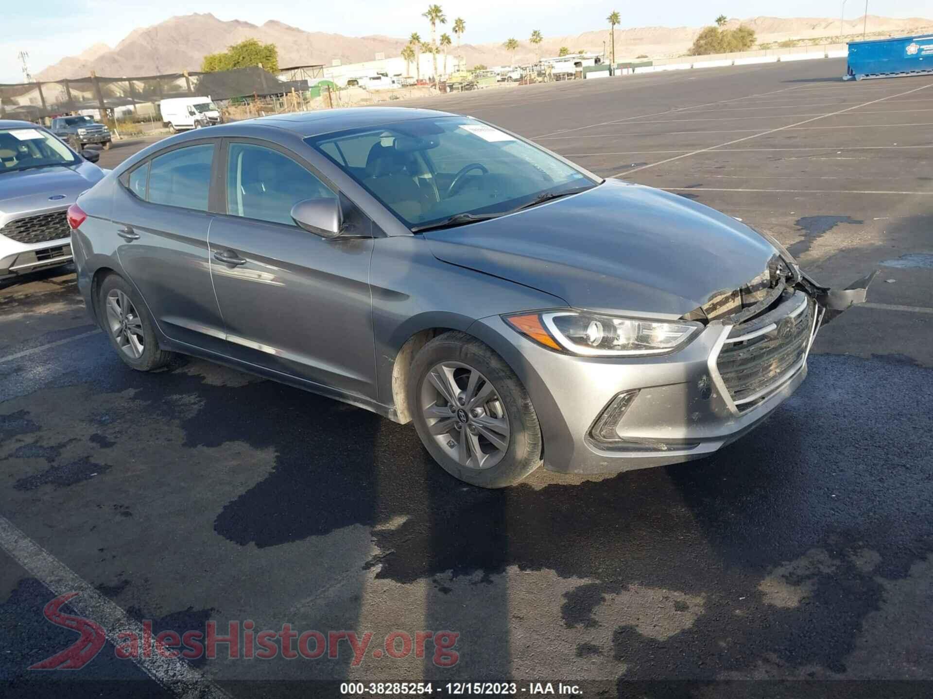 2017 HYUNDAI ELANTRA — VIN KMHD84LF0HU248475