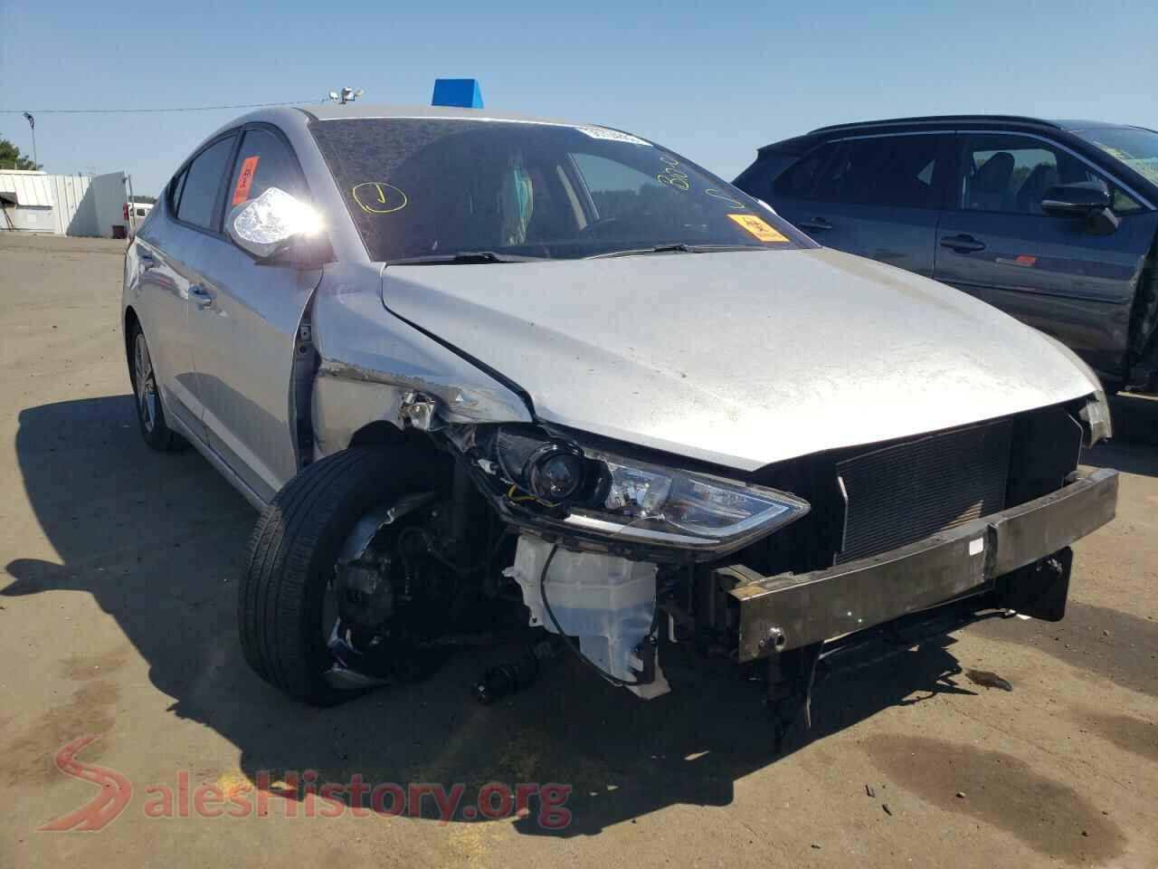 2018 HYUNDAI ELANTRA — VIN KMHD84LF0JU504118