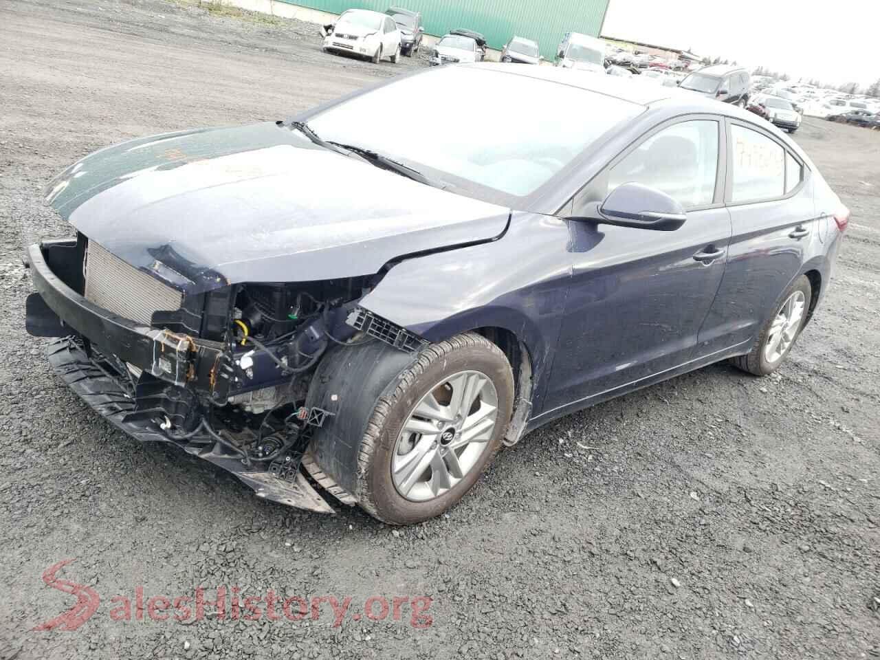 2020 HYUNDAI ELANTRA — VIN KMHD84LF0LU108354