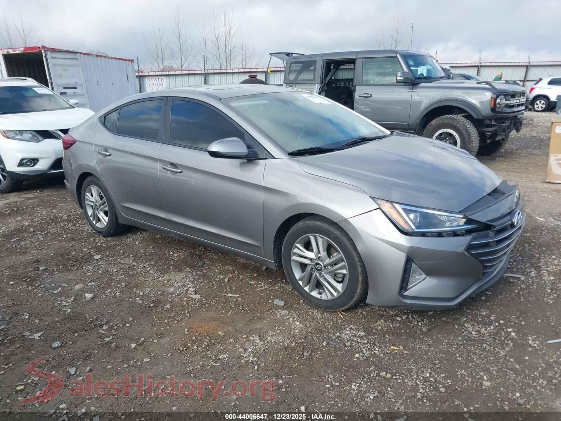 2020 HYUNDAI ELANTRA — VIN KMHD84LF1LU918298