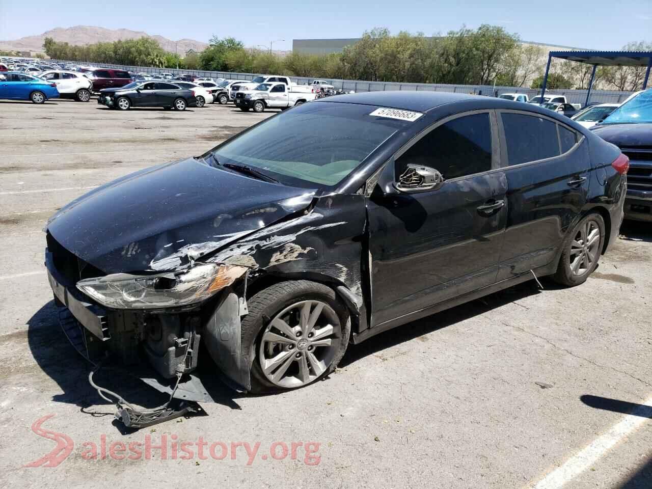 2017 HYUNDAI ELANTRA — VIN KMHD84LF2HU164500