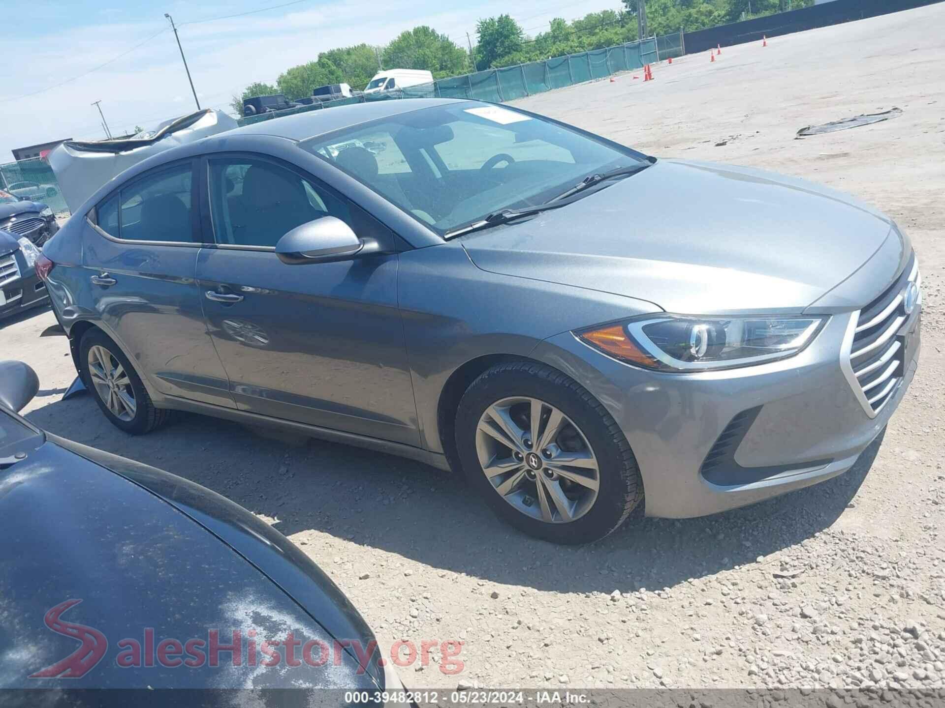 2017 HYUNDAI ELANTRA — VIN KMHD84LF2HU241558