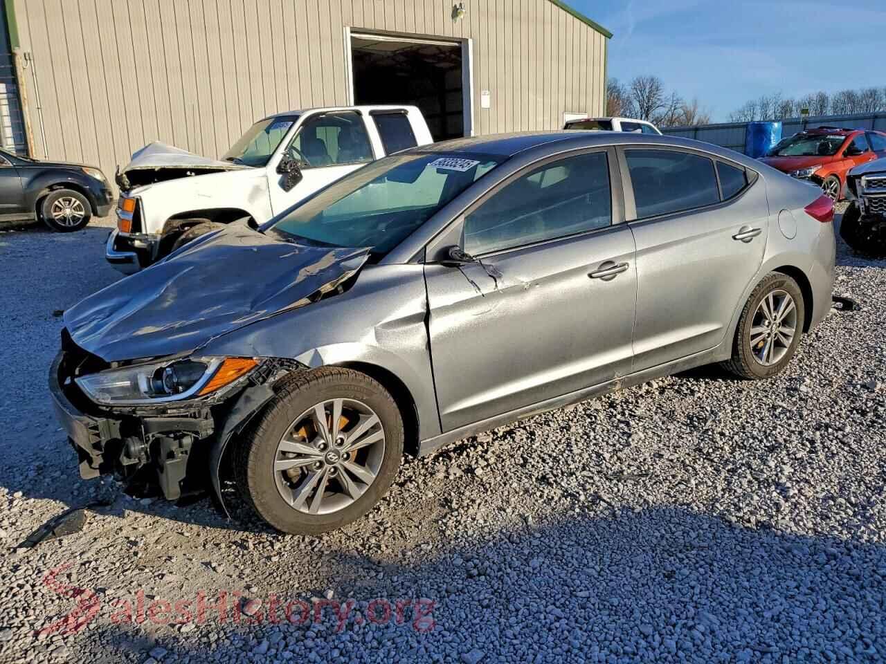 2018 HYUNDAI ELANTRA — VIN KMHD84LF3JU631476