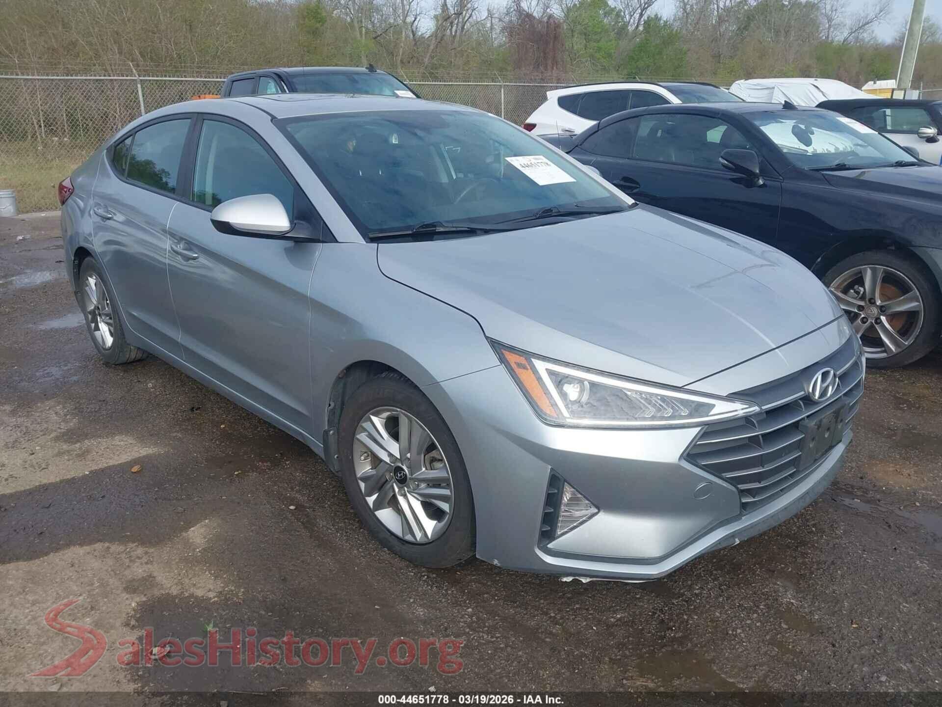 2020 HYUNDAI ELANTRA — VIN KMHD84LF3LU106811
