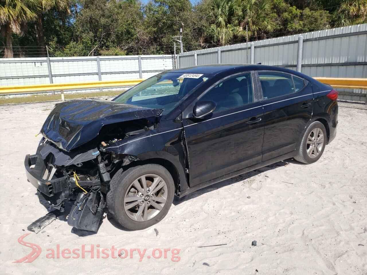 2018 HYUNDAI ELANTRA — VIN KMHD84LF4JU452587