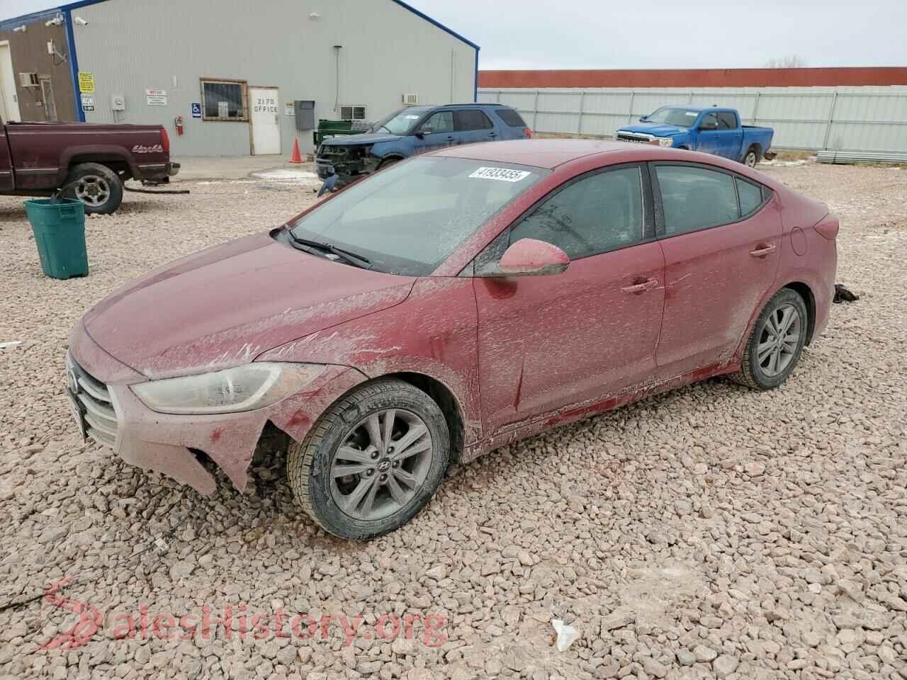 2017 HYUNDAI ELANTRA — VIN KMHD84LF5HU211843