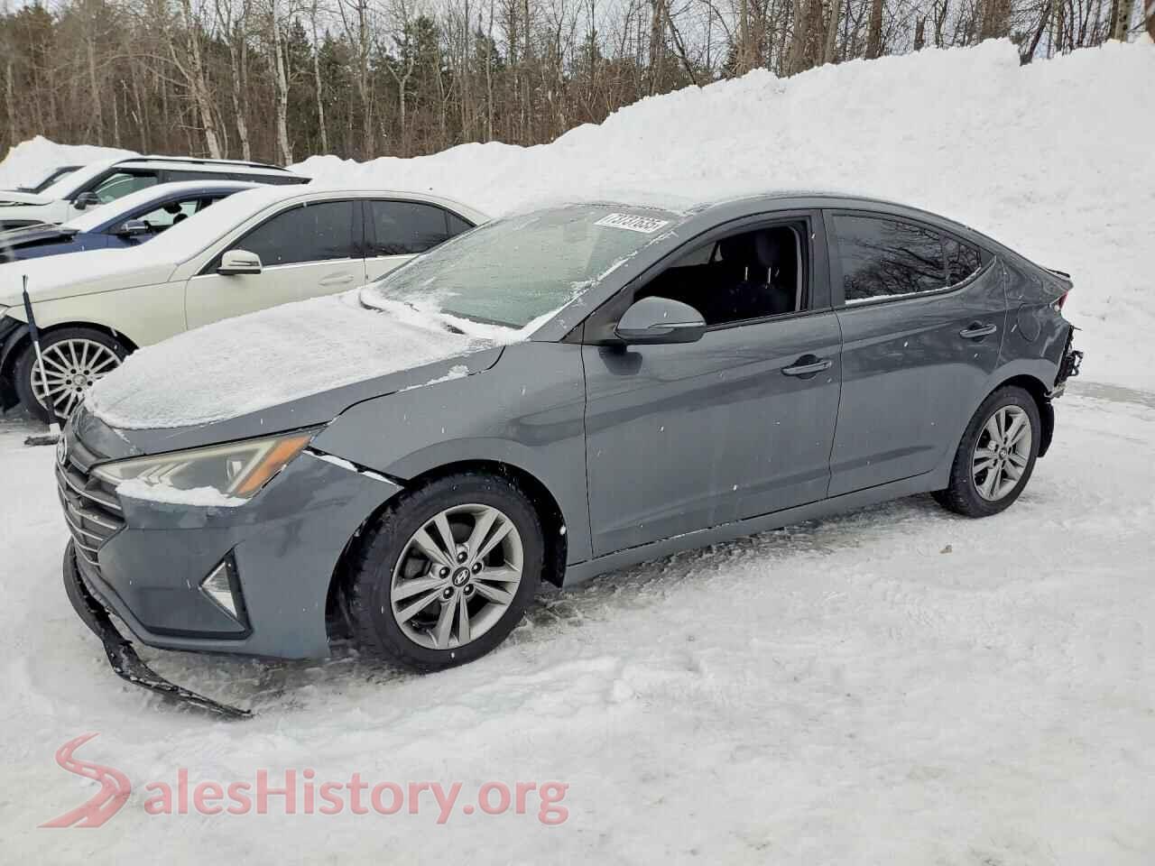 2019 HYUNDAI ELANTRA — VIN KMHD84LF7KU800383