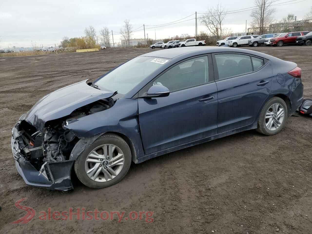 2019 HYUNDAI ELANTRA — VIN KMHD84LF7KU805700