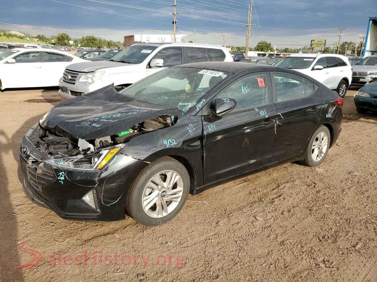 2019 HYUNDAI ELANTRA — VIN KMHD84LF8KU786591