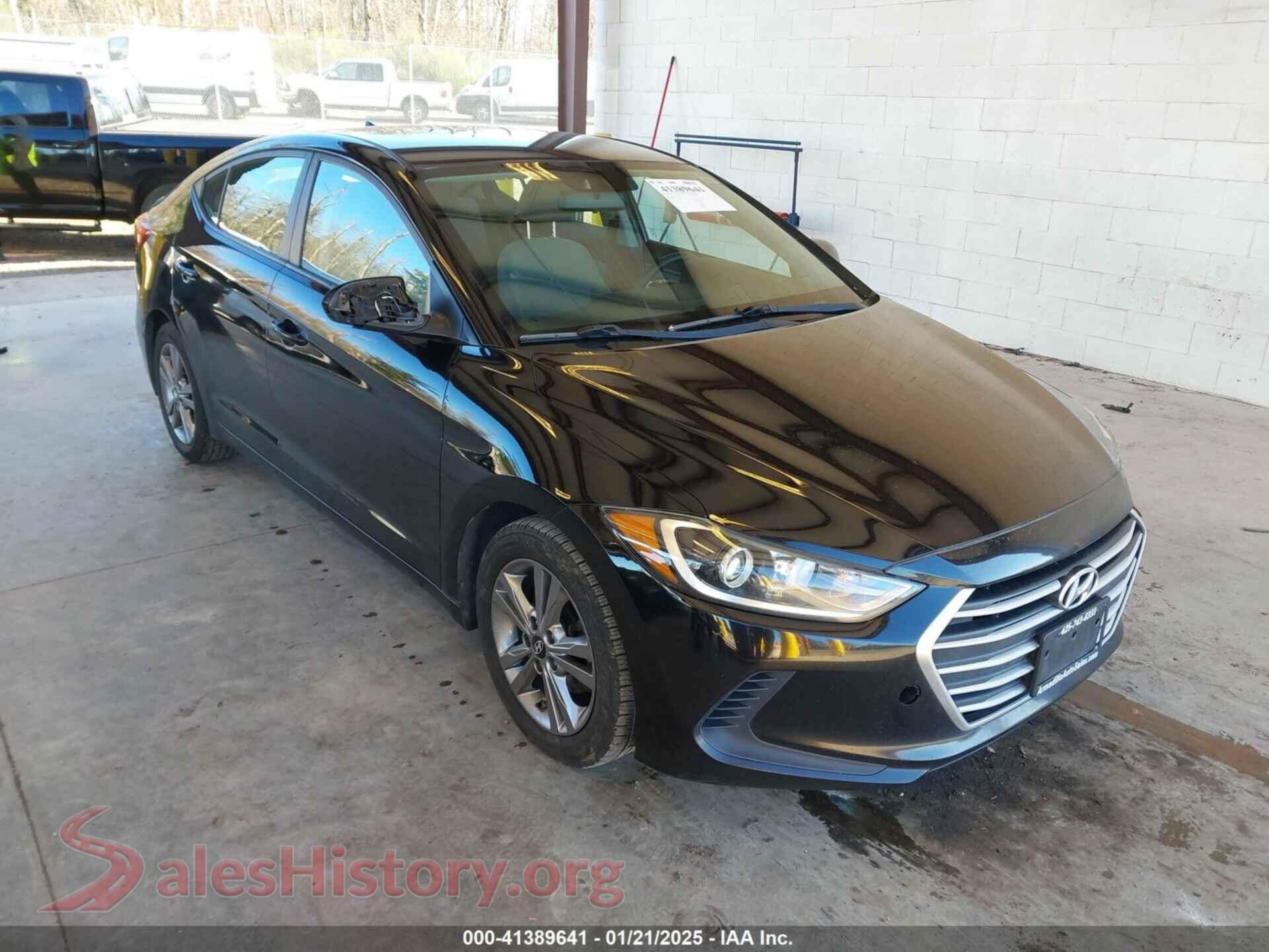 2017 HYUNDAI ELANTRA — VIN KMHD84LF9HU149735