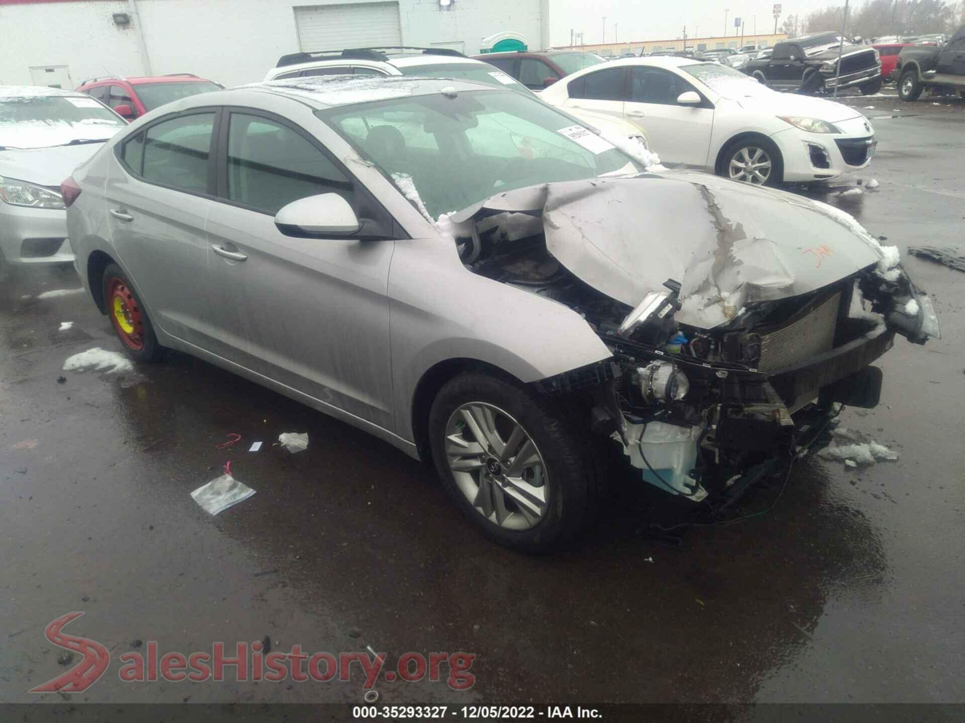2020 HYUNDAI ELANTRA — VIN KMHD84LF9LU015316