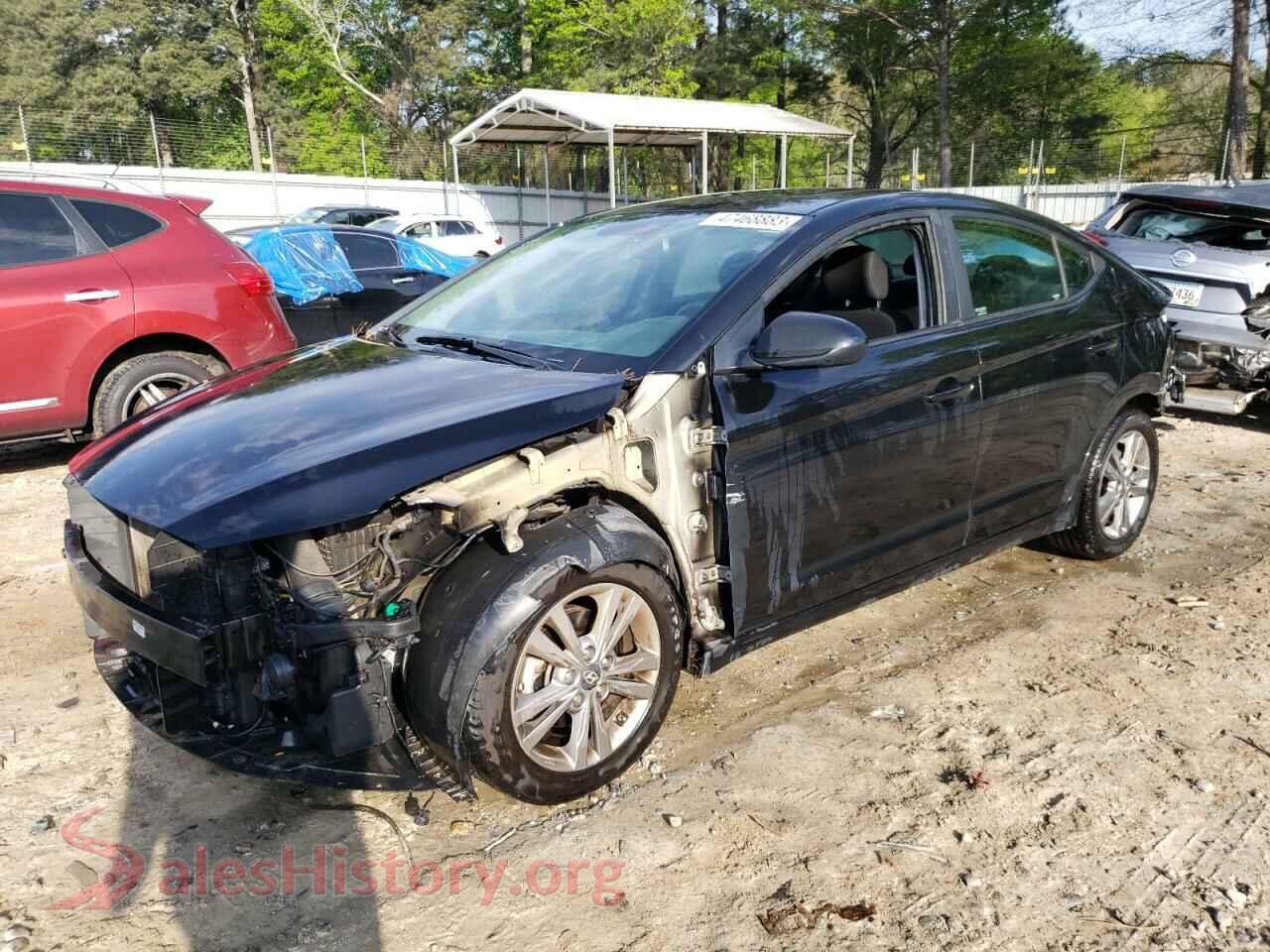 2018 HYUNDAI ELANTRA — VIN KMHD84LFXJU475386