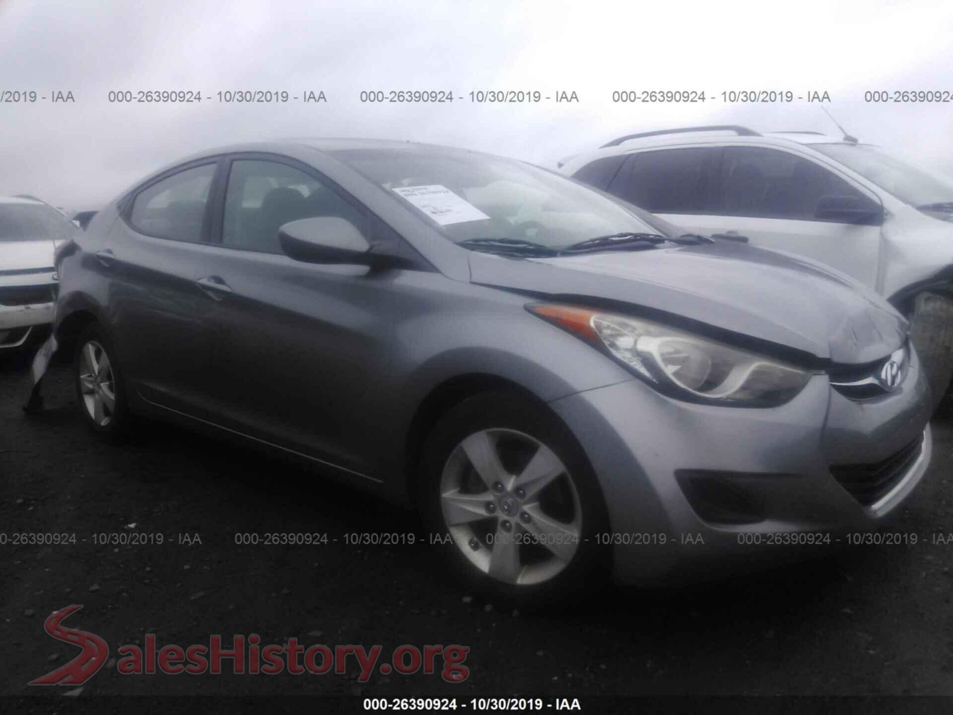 2011 HYUNDAI ELANTRA — VIN KMHDH4AE1BU082615