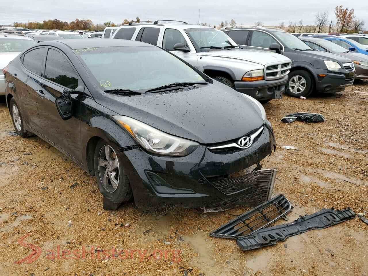 2015 HYUNDAI ELANTRA — VIN KMHDH4AE1FU438163