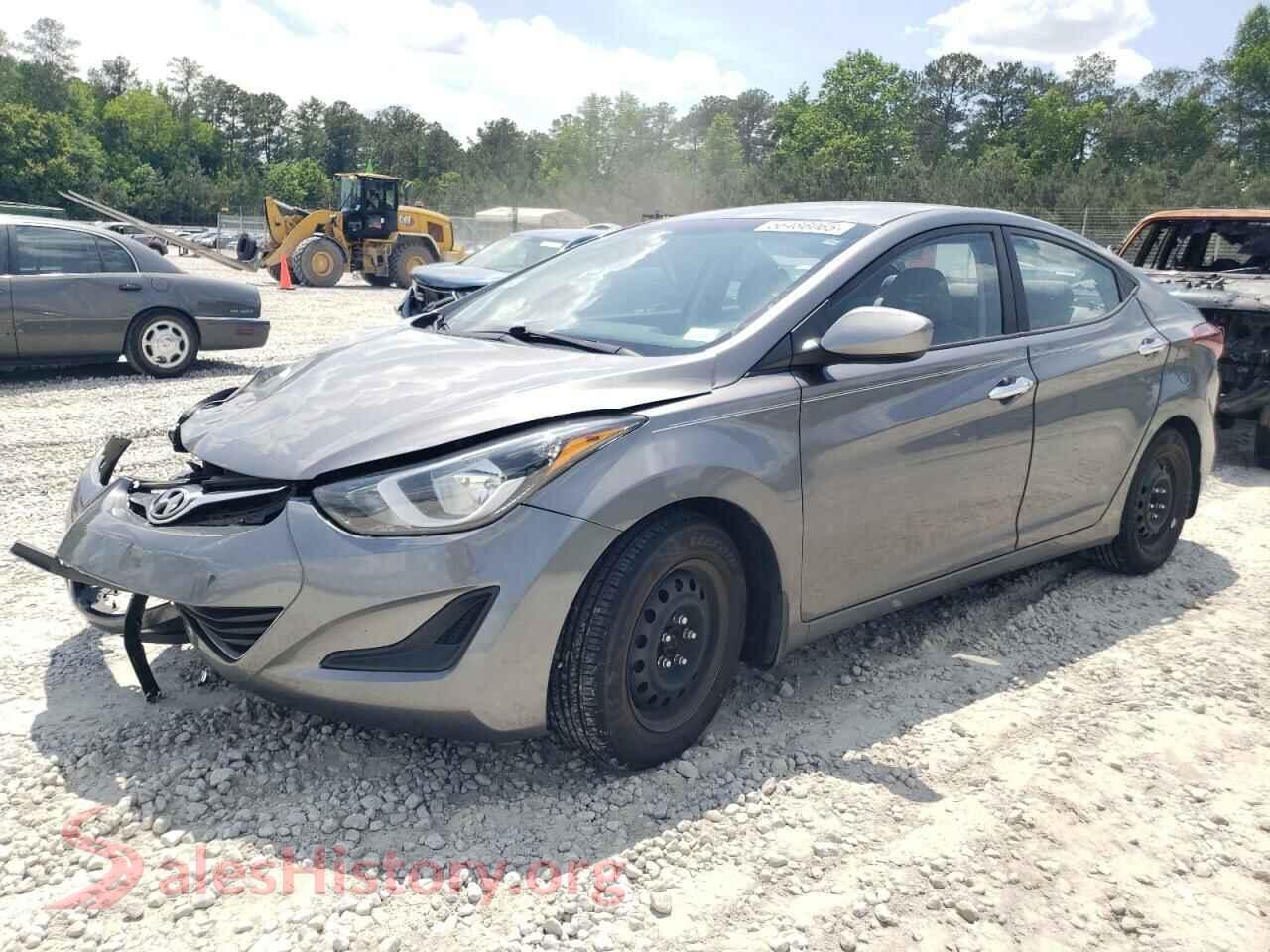 2016 HYUNDAI ELANTRA — VIN KMHDH4AE1GU629552