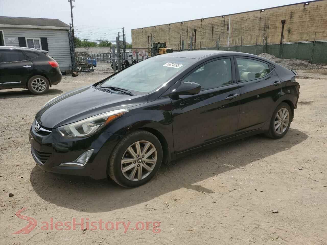 2014 HYUNDAI ELANTRA — VIN KMHDH4AE2EU081297