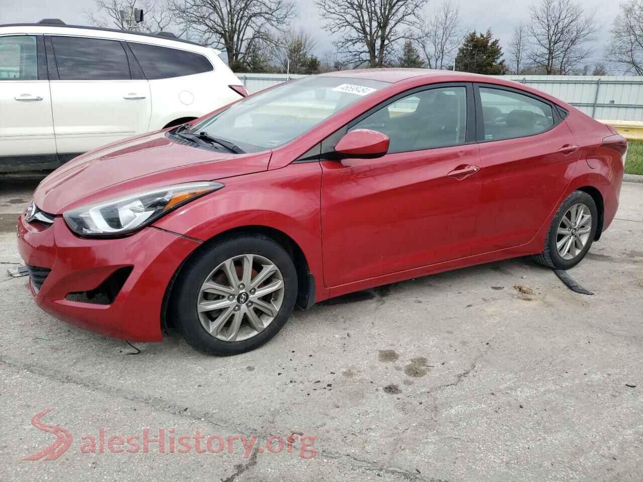2016 HYUNDAI ELANTRA — VIN KMHDH4AE2GU528276