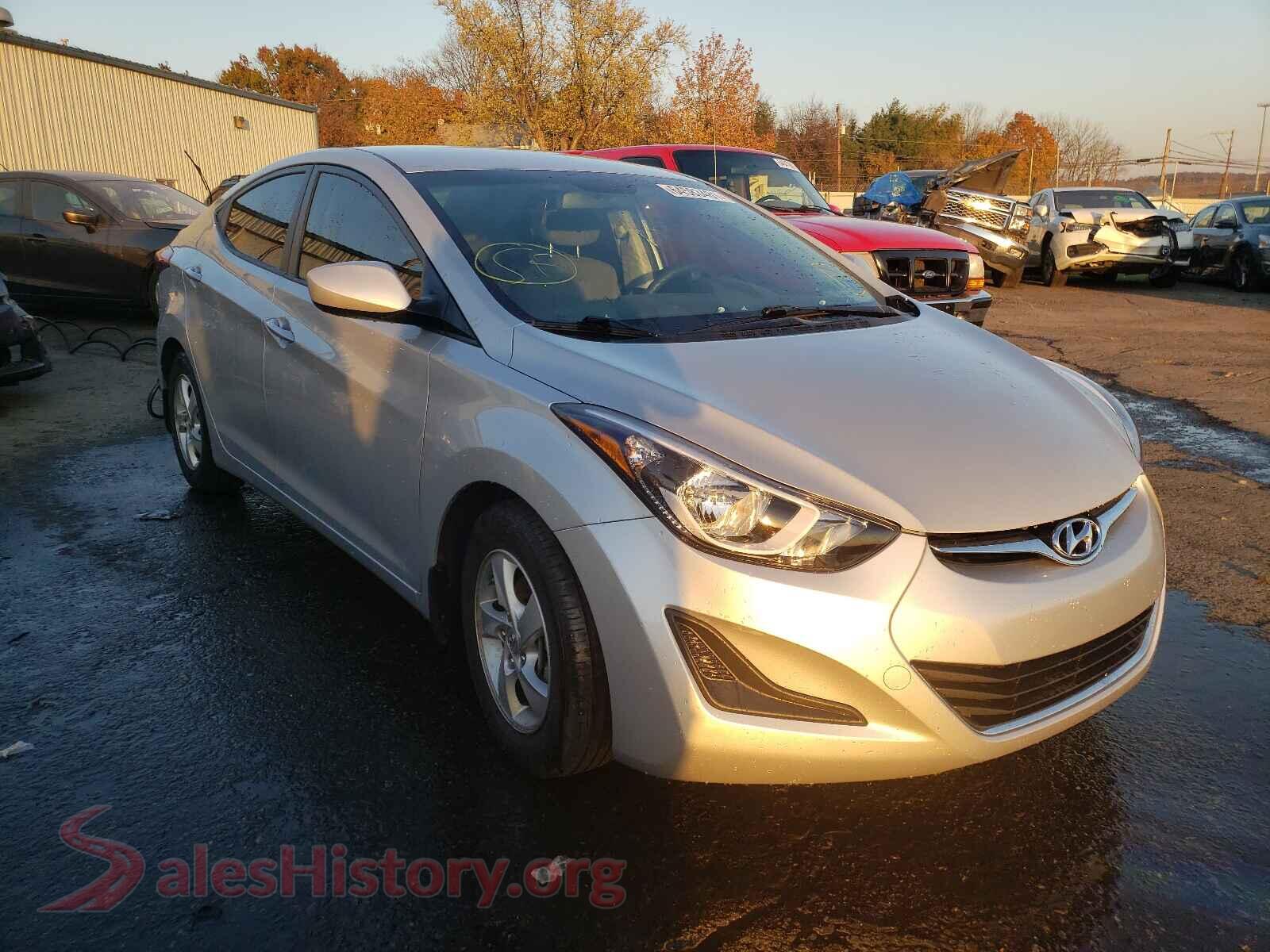 2015 HYUNDAI ELANTRA — VIN KMHDH4AE3FU309941