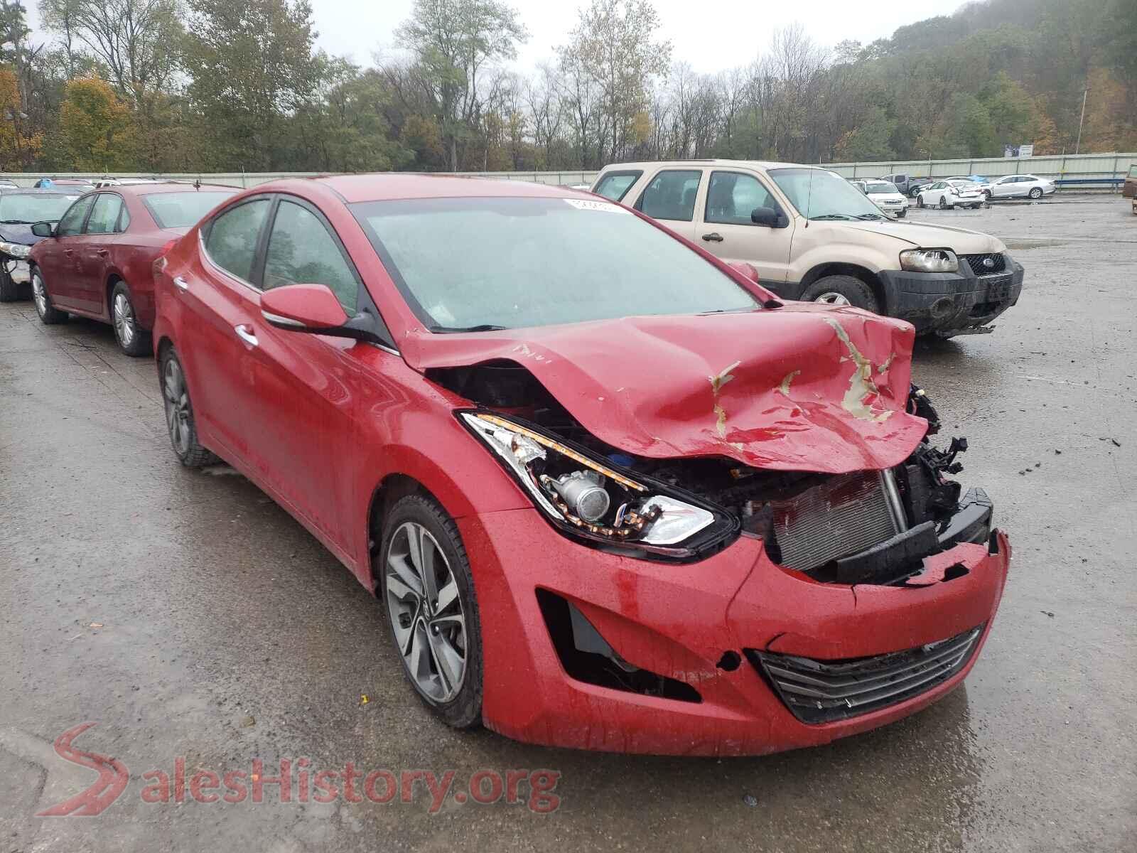 2015 HYUNDAI ELANTRA — VIN KMHDH4AE3FU424135