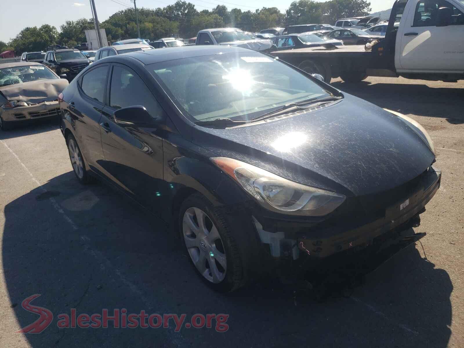 2012 HYUNDAI ELANTRA — VIN KMHDH4AE4CU201078