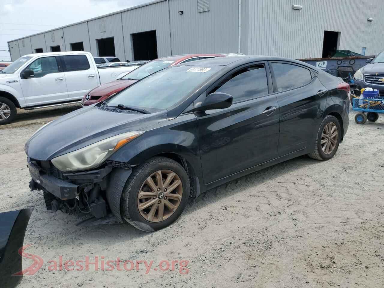 2014 HYUNDAI ELANTRA — VIN KMHDH4AE4EU029637
