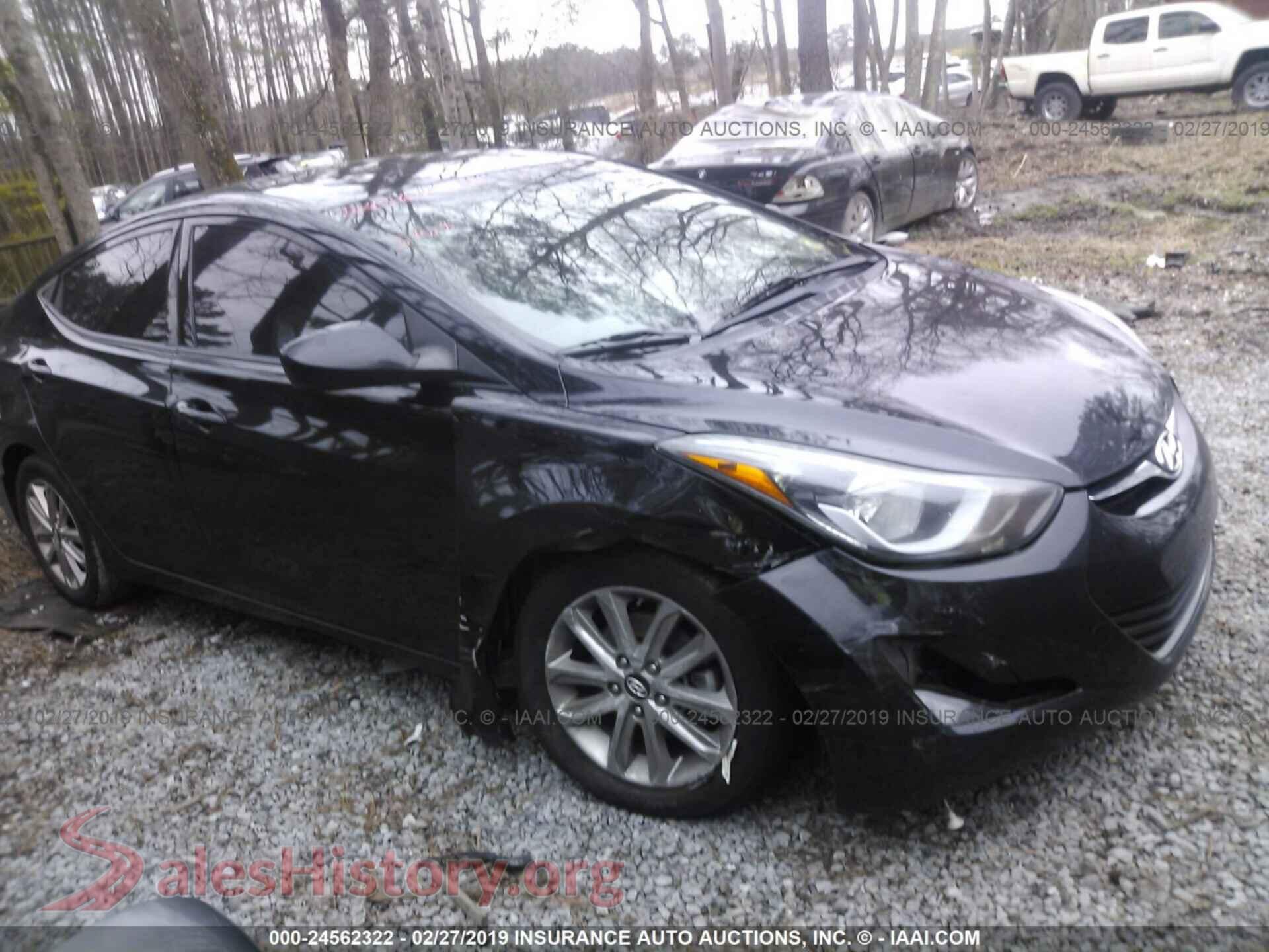 2014 HYUNDAI ELANTRA — VIN KMHDH4AE4EU087151
